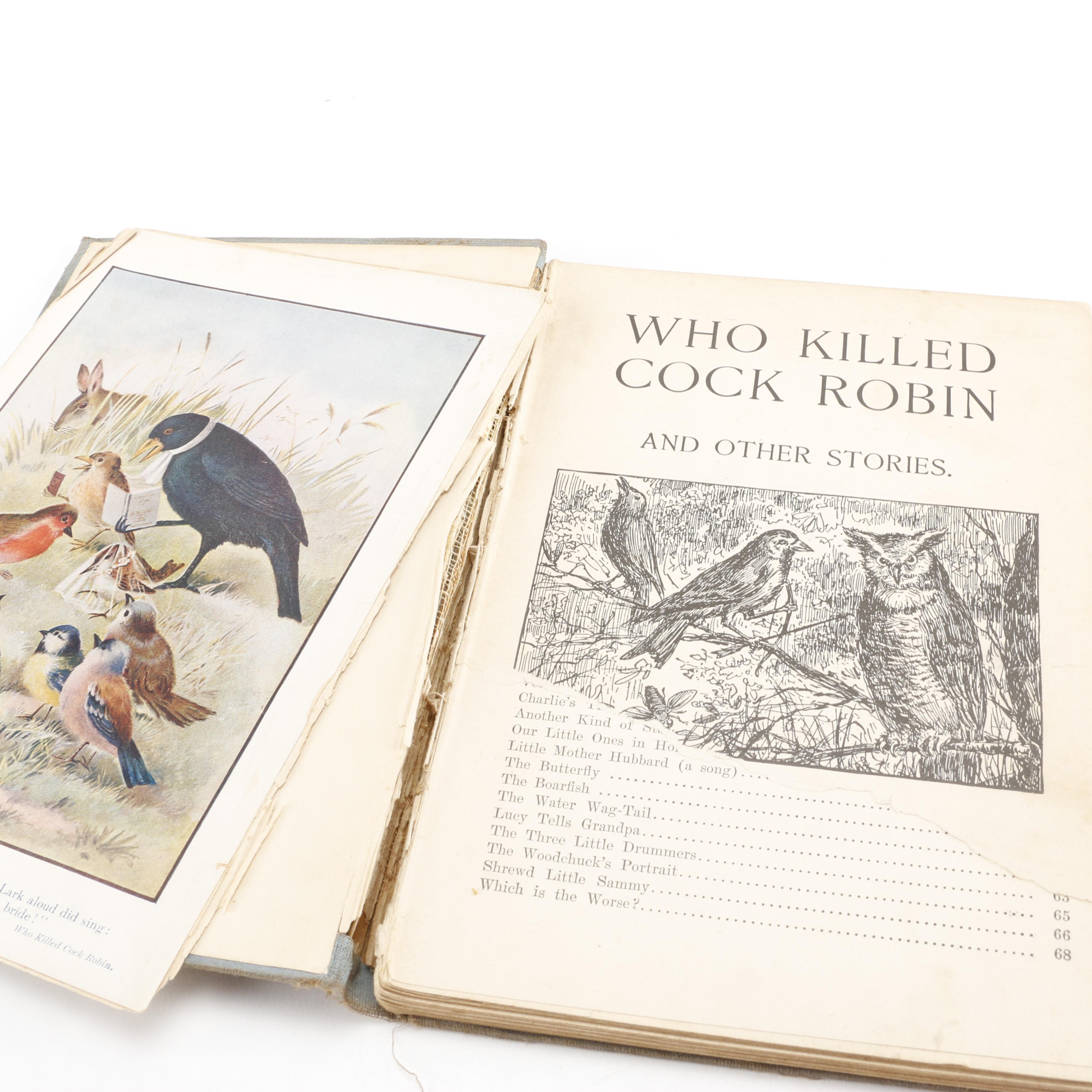Early 20th Century "Who Killed Cock Robin & Other Stories"
