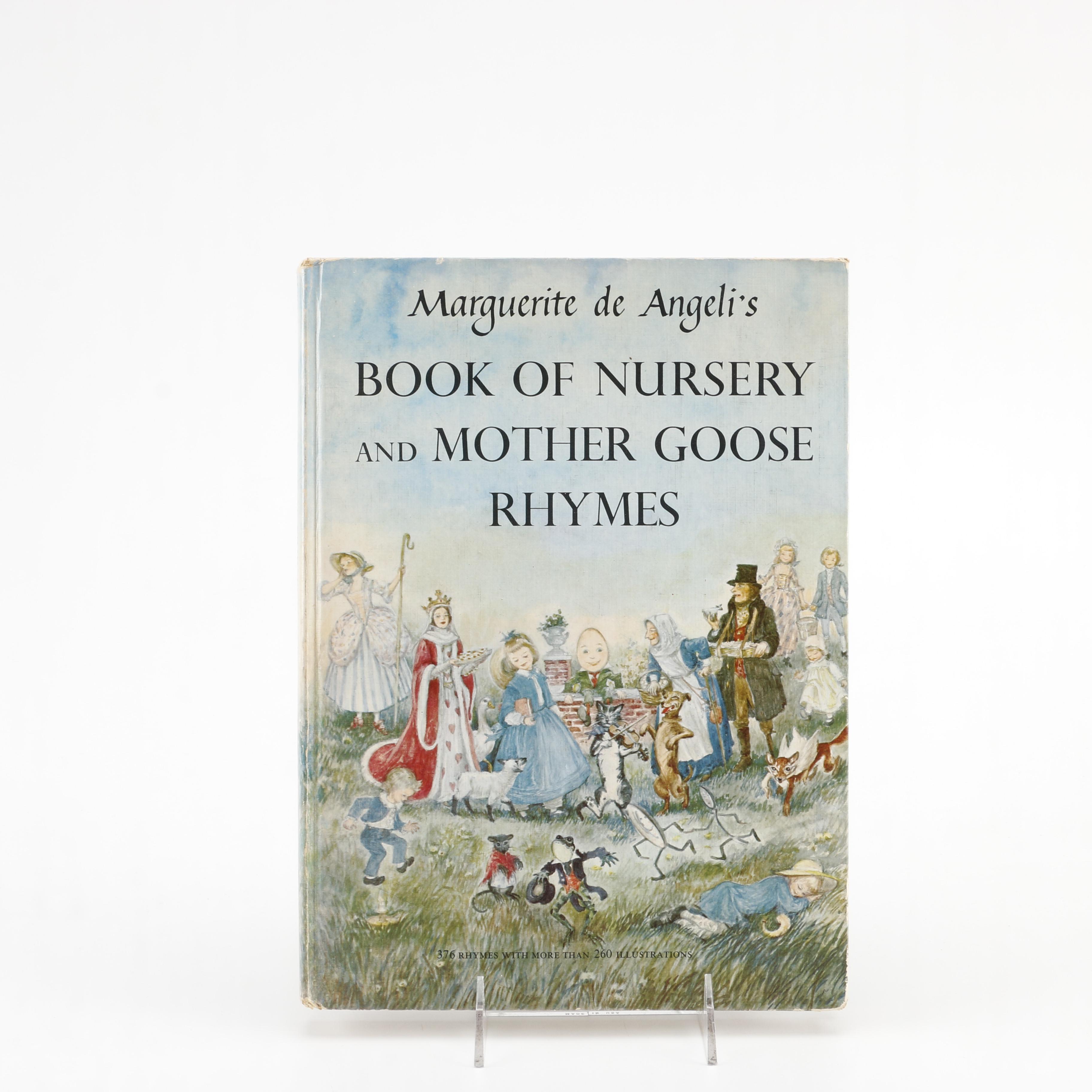 1954 "Book of Nursery and Mother Goose Rhymes" by Marguerite de Angeli