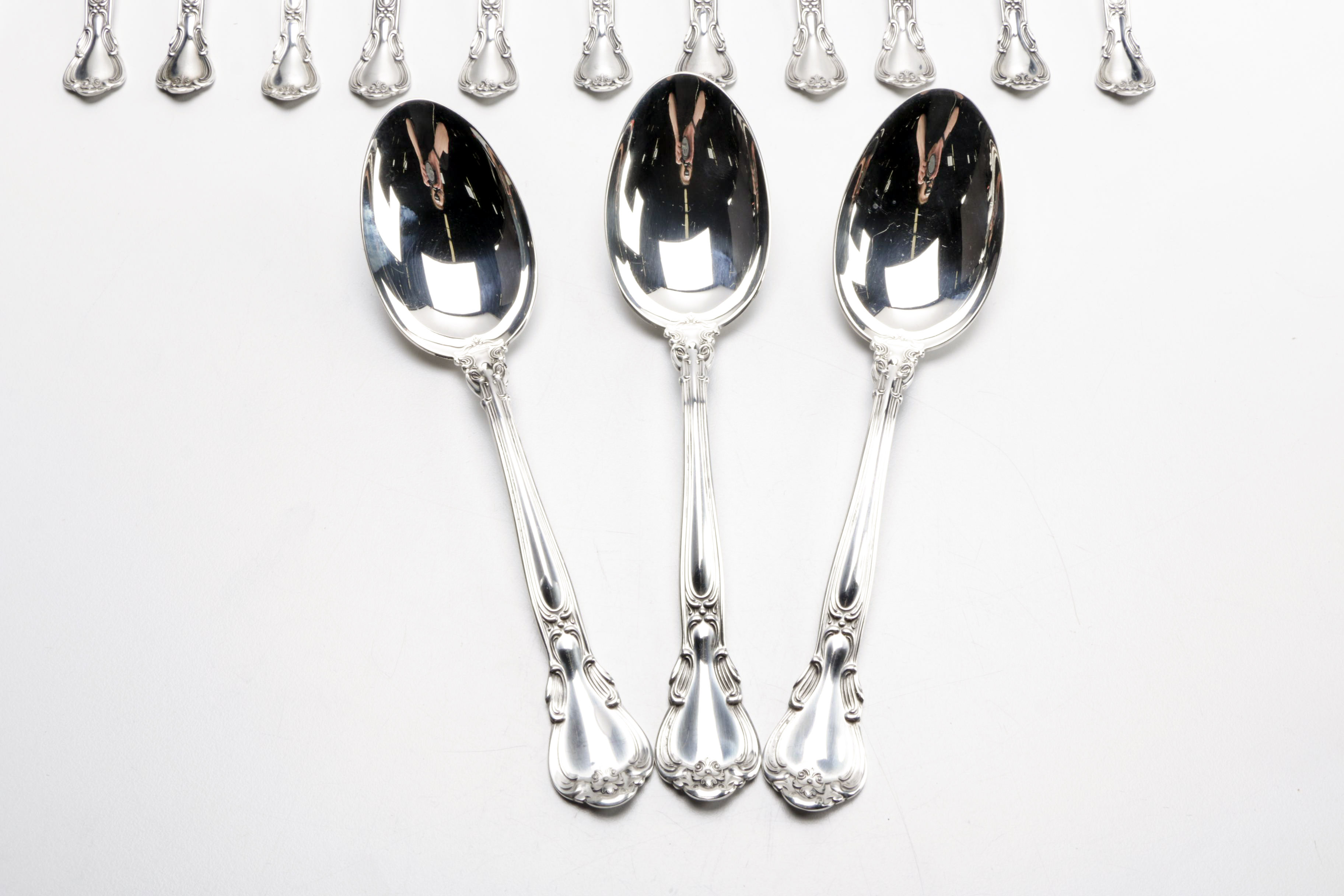 Gorham Manufacturing Co. "Chantilly" Sterling Silver Flatware Set