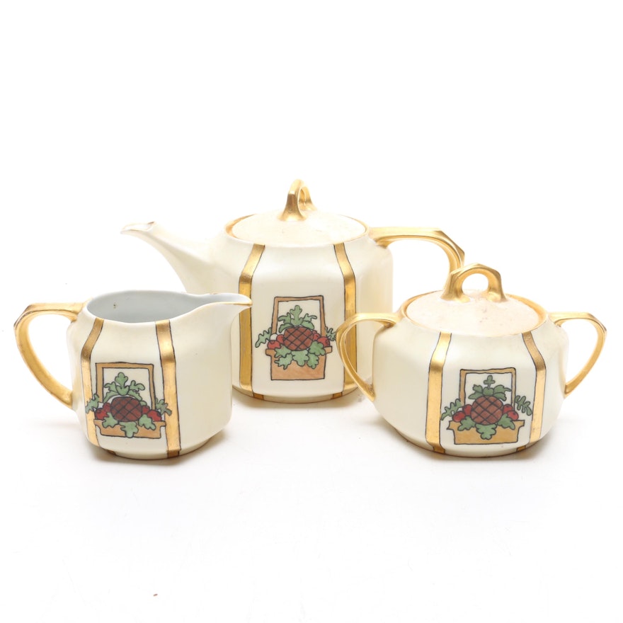 Art Deco Heinrich and Co. Porcelain Tea Service