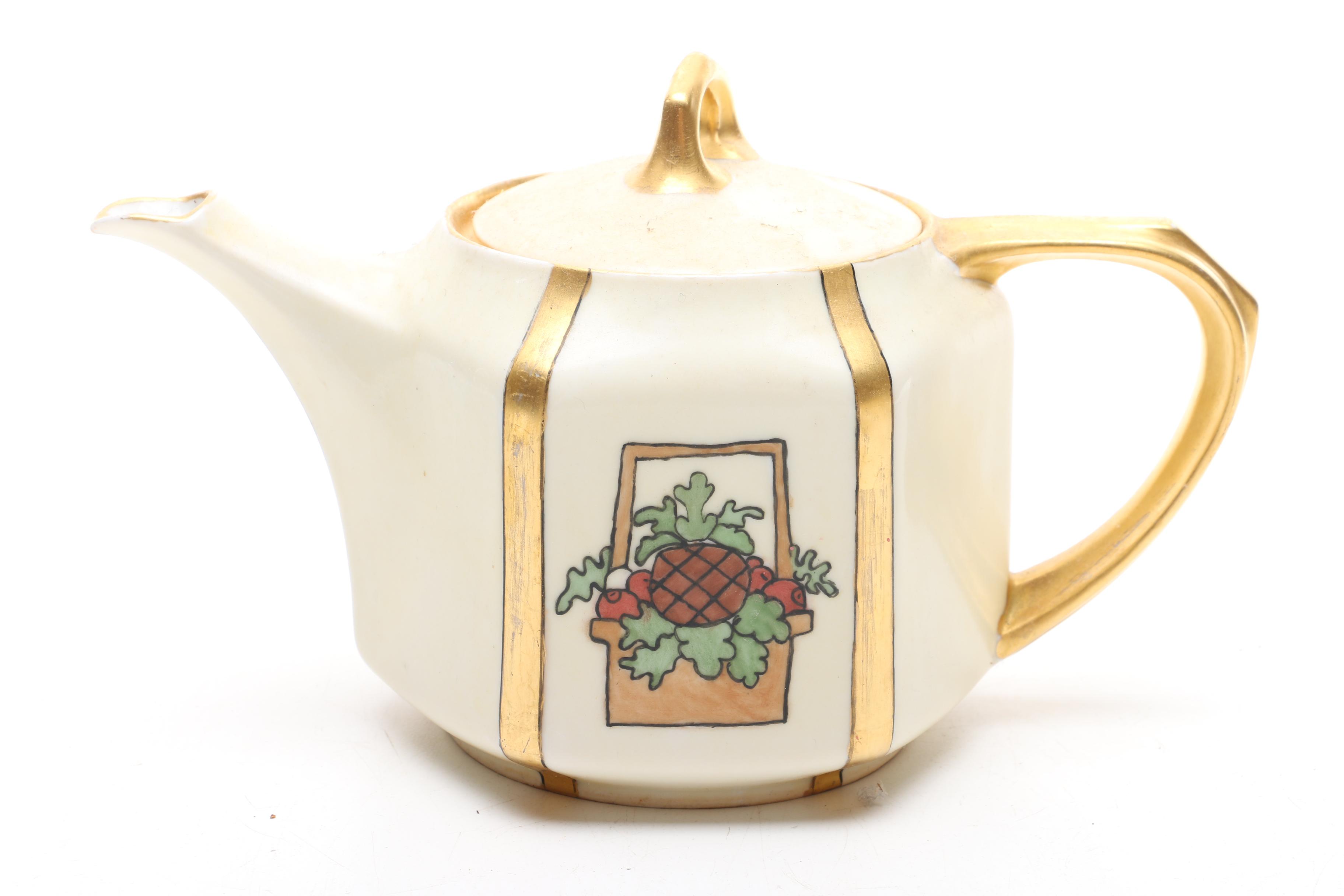 Art Deco Heinrich and Co. Porcelain Tea Service