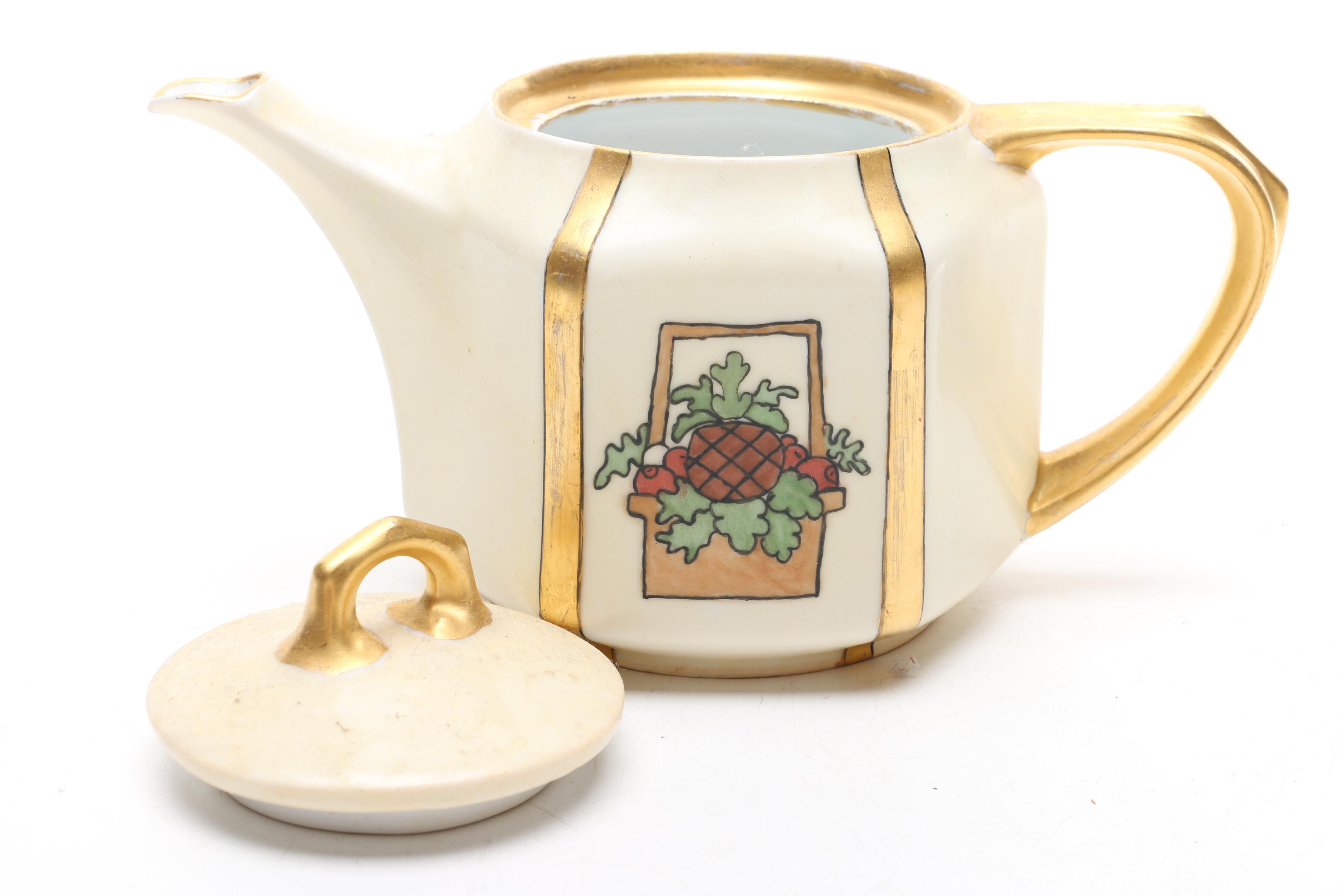 Art Deco Heinrich and Co. Porcelain Tea Service