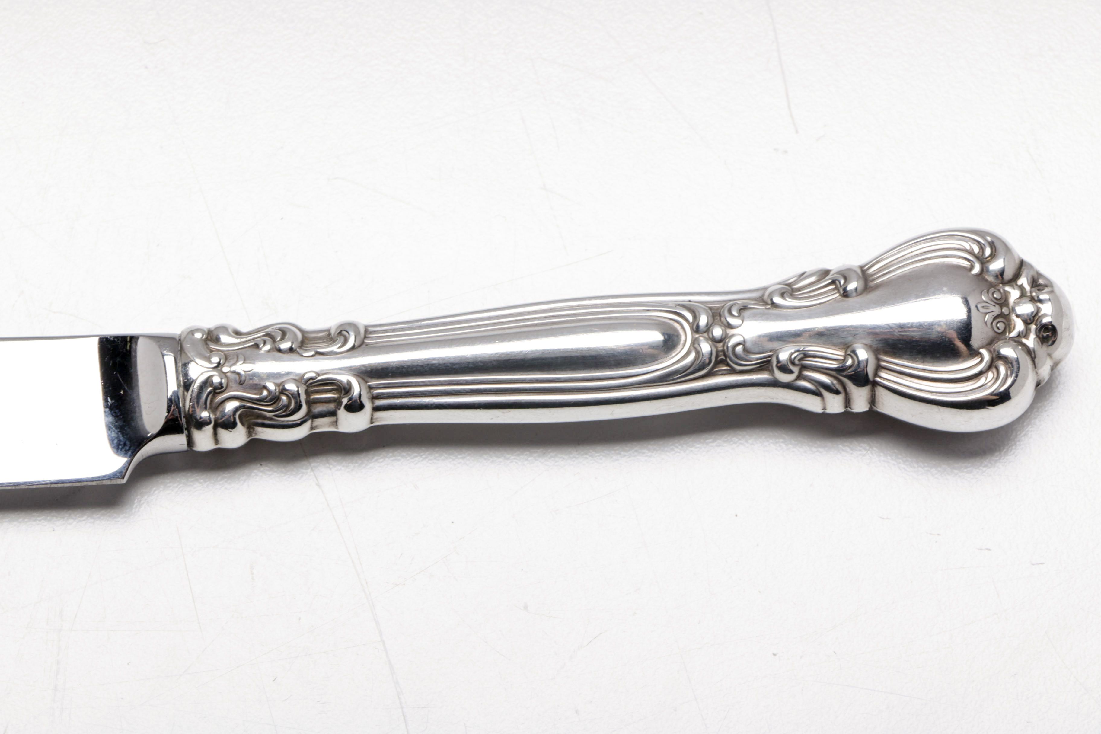 Gorham Manufacturing Co. "Chantilly" Sterling Silver Flatware Set