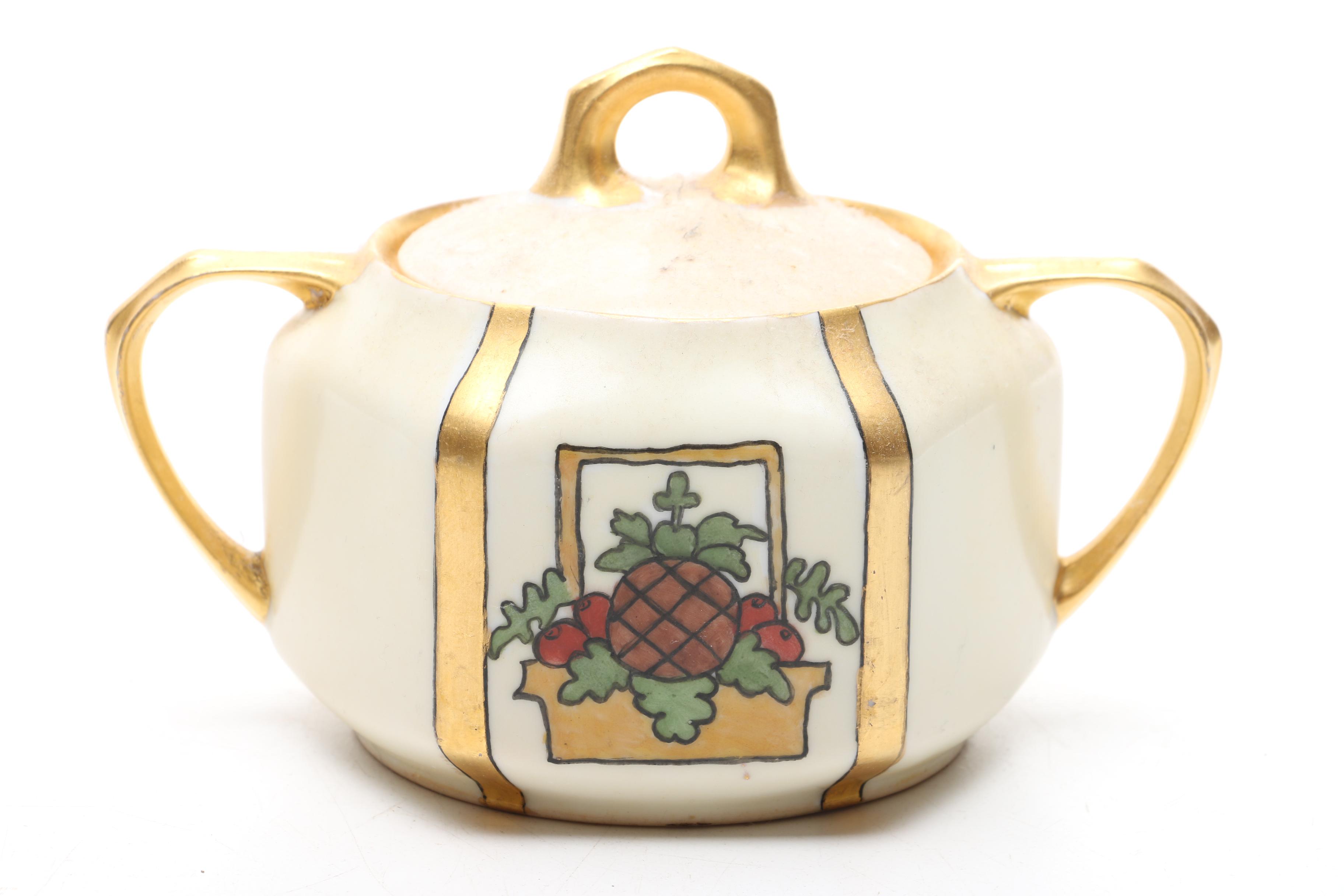 Art Deco Heinrich and Co. Porcelain Tea Service