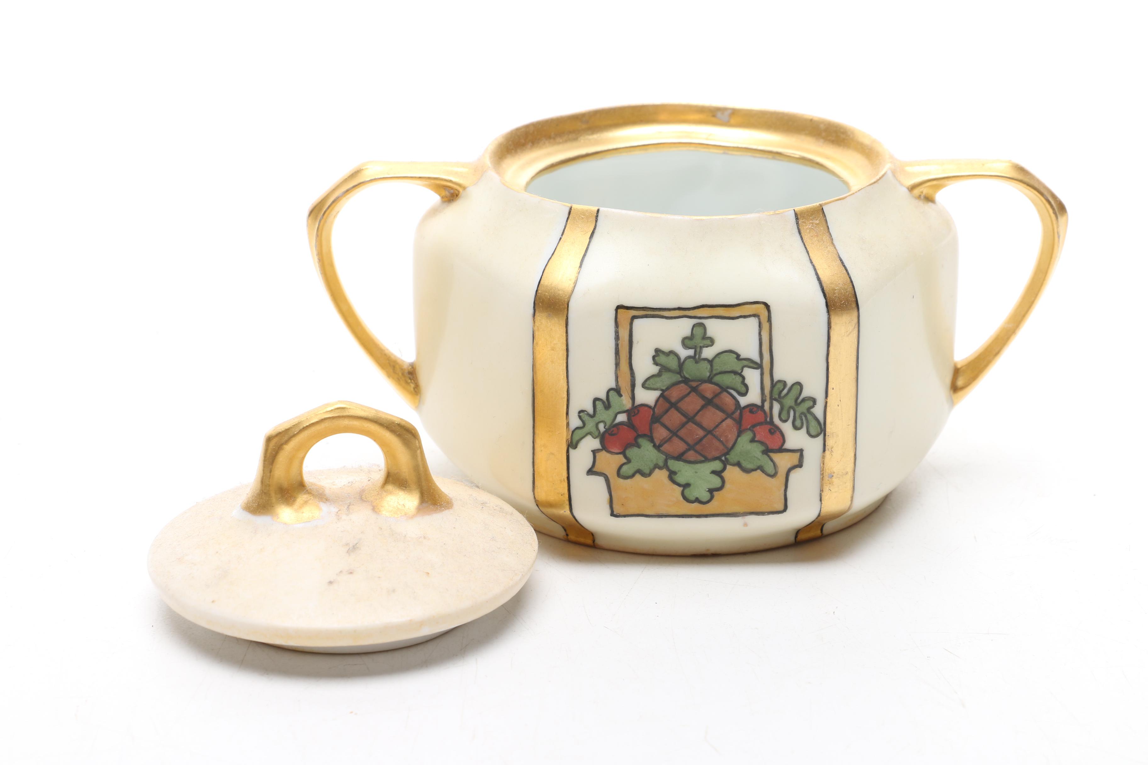 Art Deco Heinrich and Co. Porcelain Tea Service