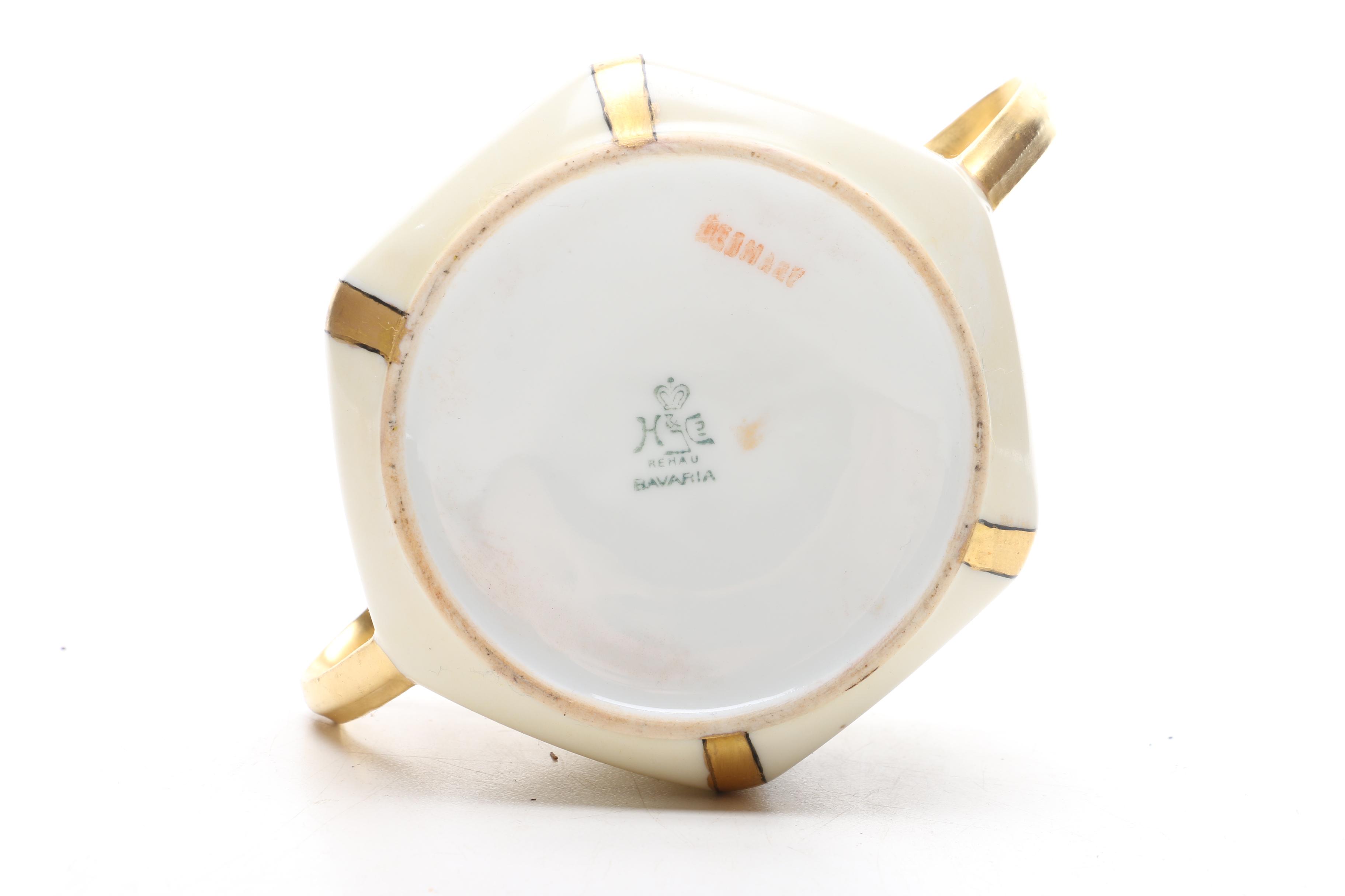 Art Deco Heinrich and Co. Porcelain Tea Service