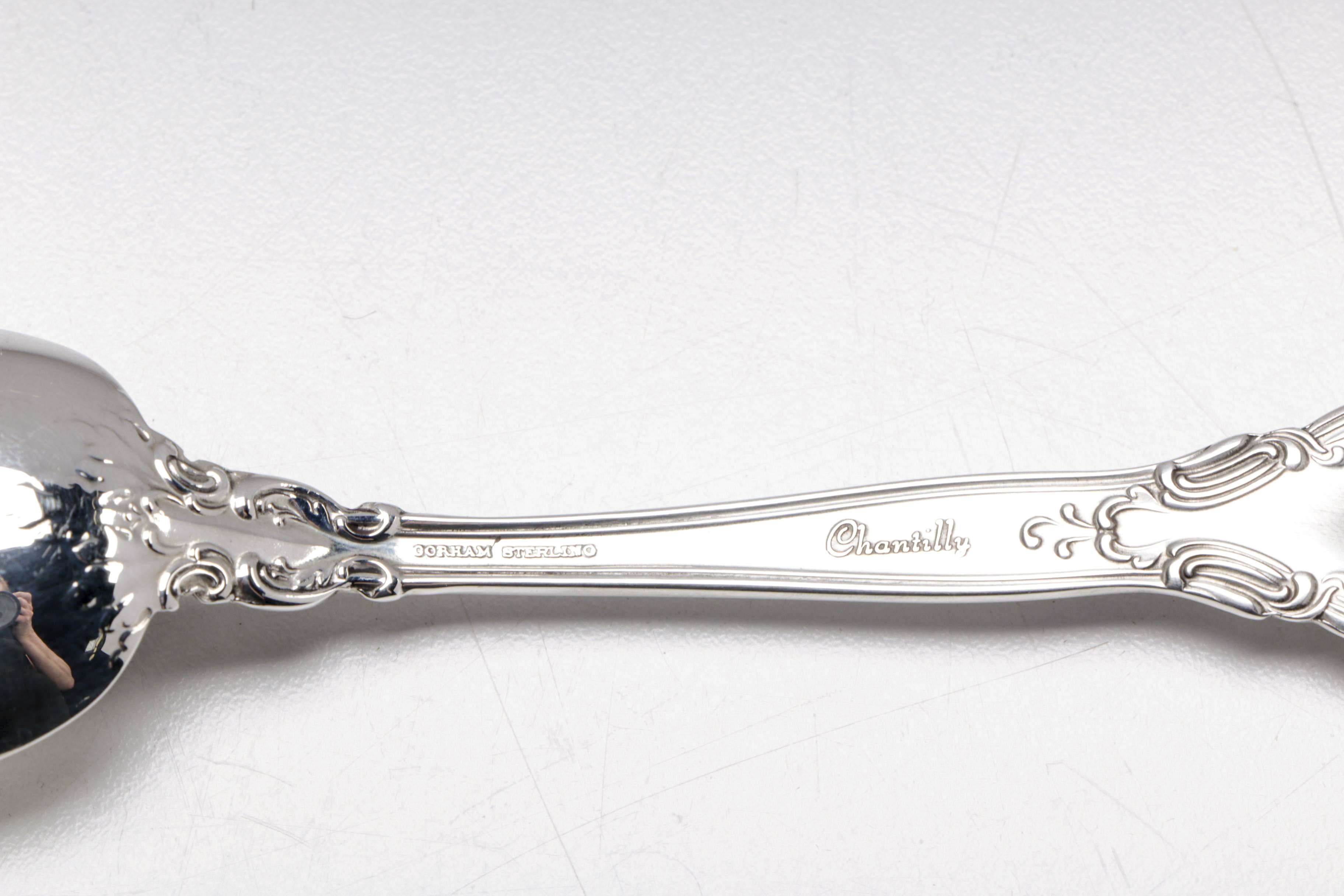 Gorham Manufacturing Co. "Chantilly" Sterling Silver Flatware Set