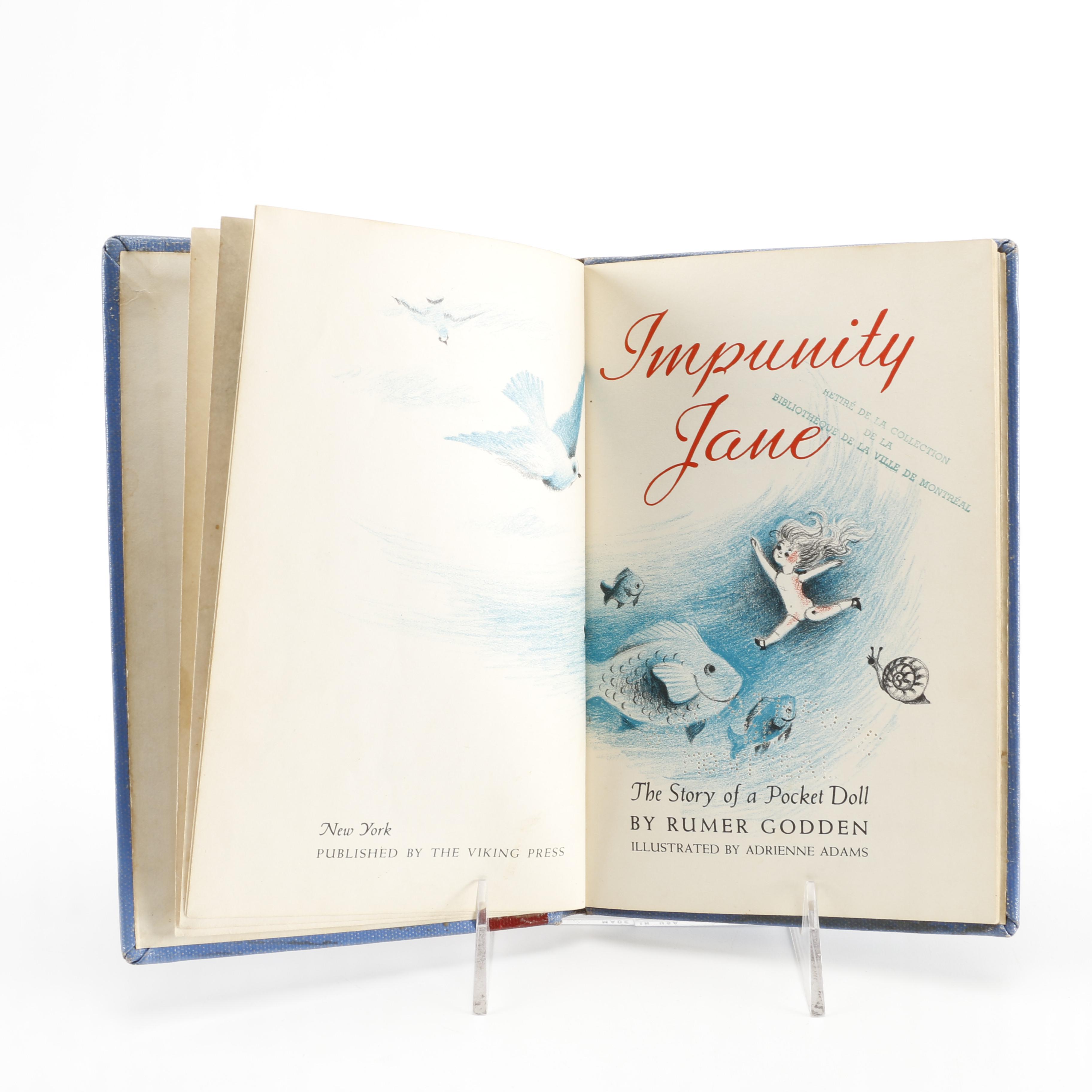 1961 "Impunity Jane: The Story of a Pocket Doll" by Rumer Godden