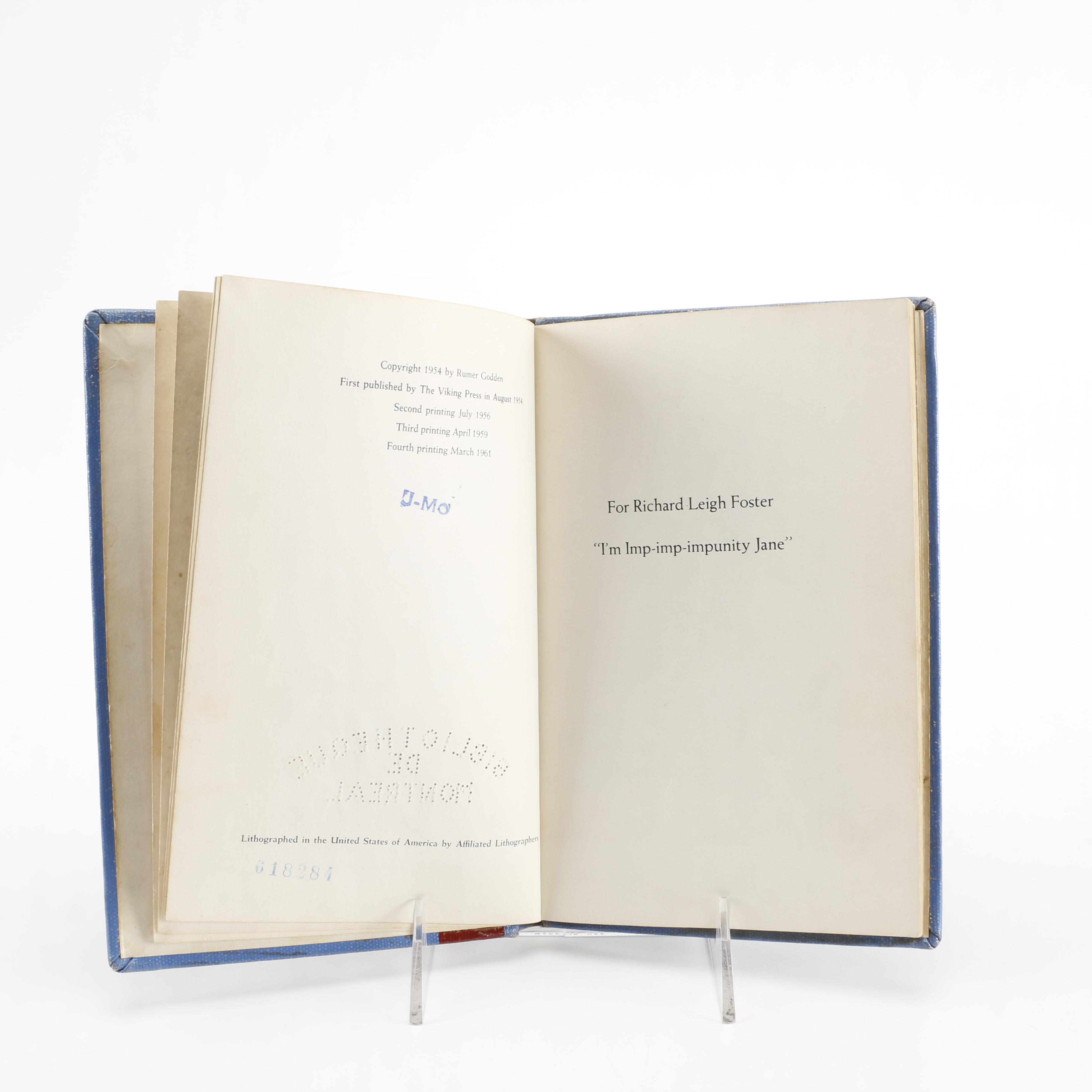 1961 "Impunity Jane: The Story of a Pocket Doll" by Rumer Godden