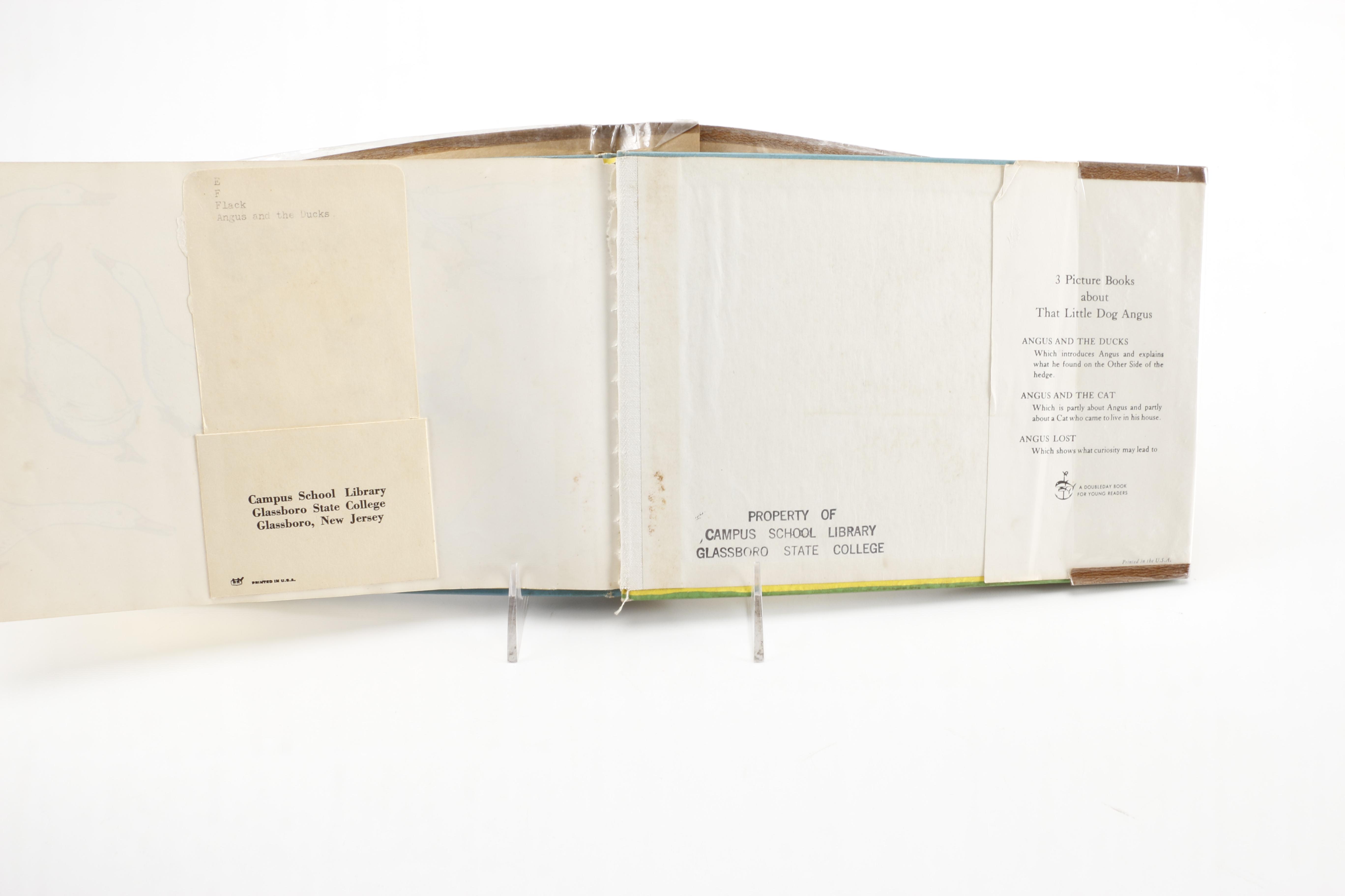 1930 "Angus and the Ducks" by Marjorie Flack