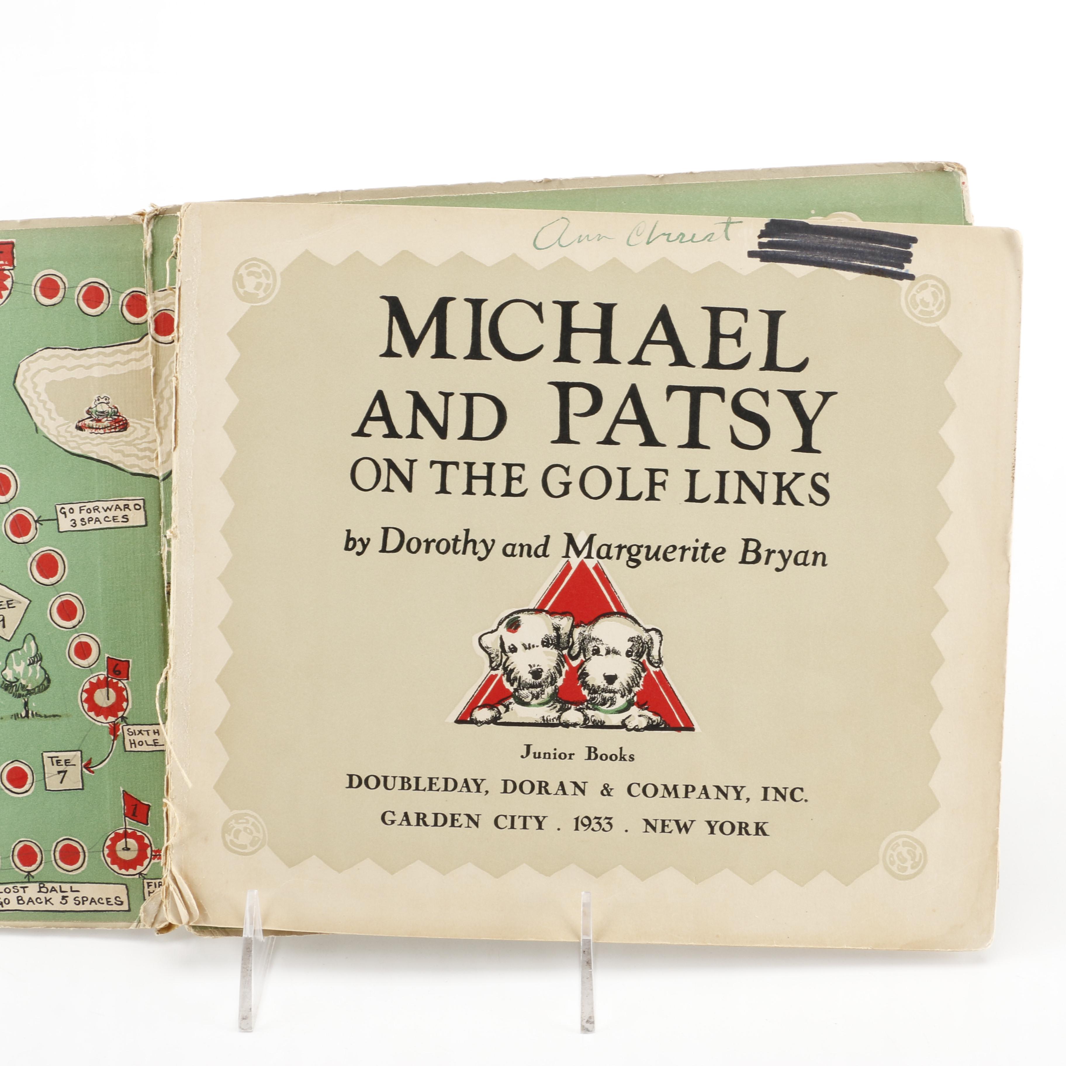 1933 "Michael and Patsy on the Golf Links" by Dorothy and Marguerite Bryan