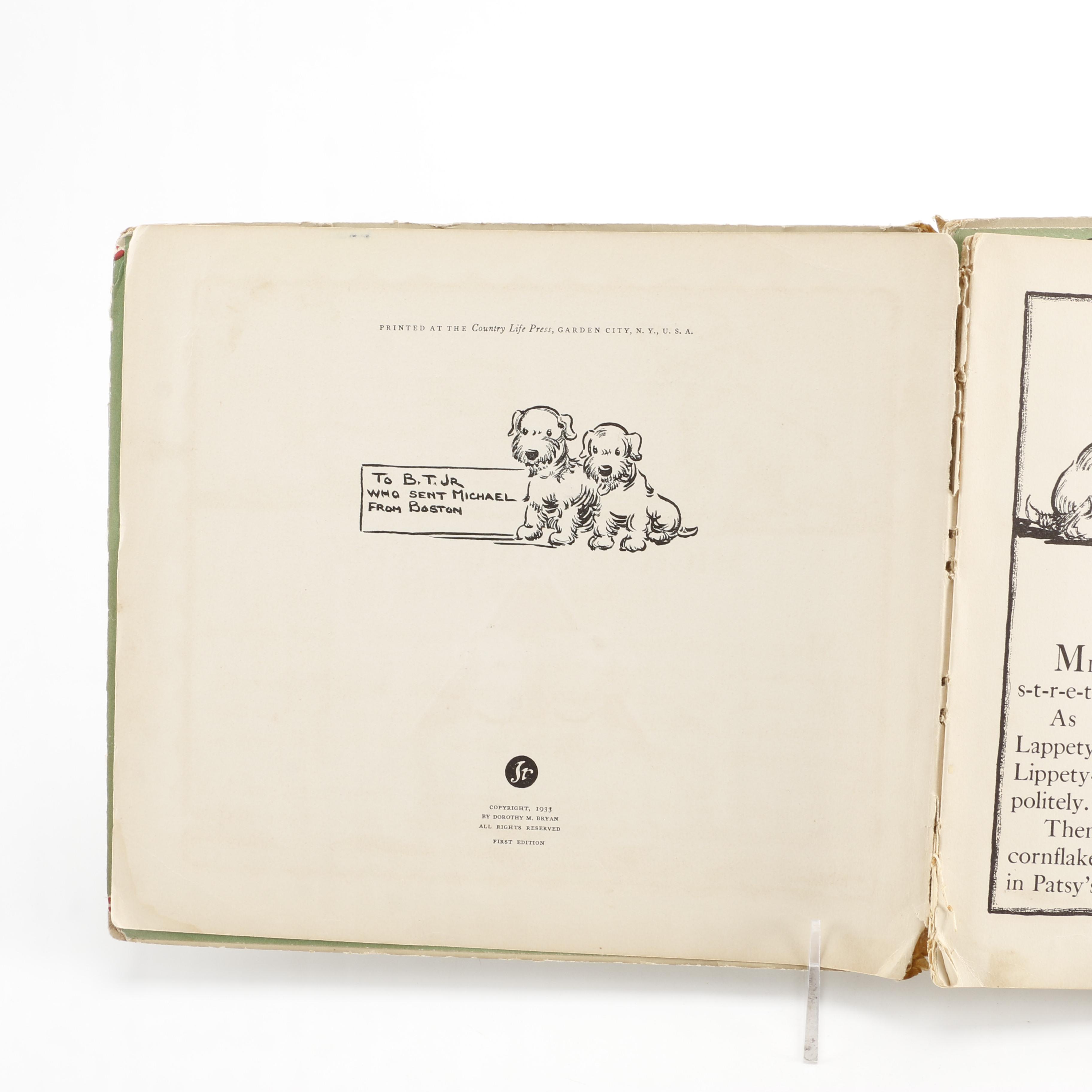 1933 "Michael and Patsy on the Golf Links" by Dorothy and Marguerite Bryan