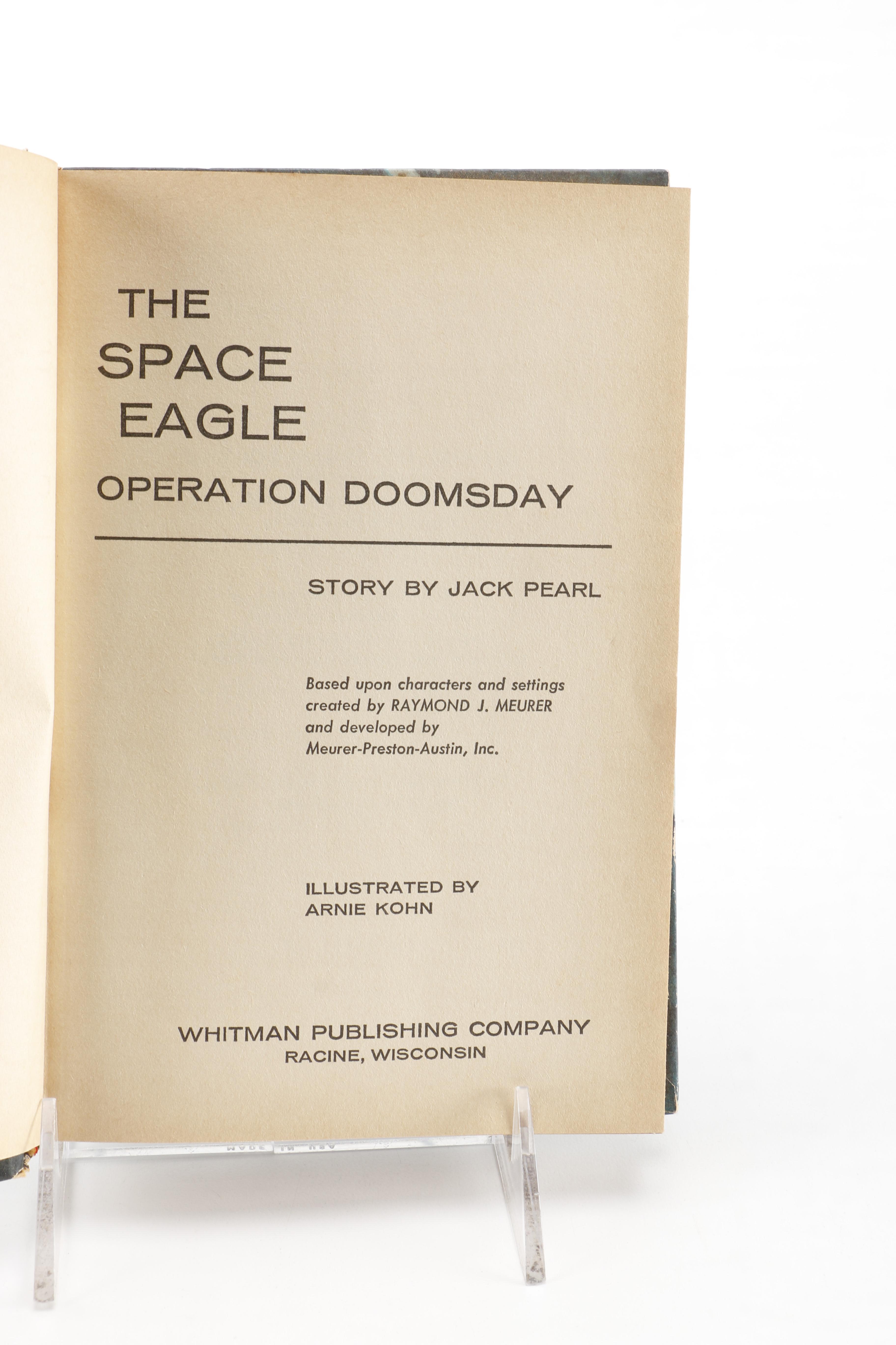 Book Club Edition "Journey to the Center" by Brian Stableford and Authorized Edition of "The Space Eagle: Operation Doomsday" by Jack Pearl