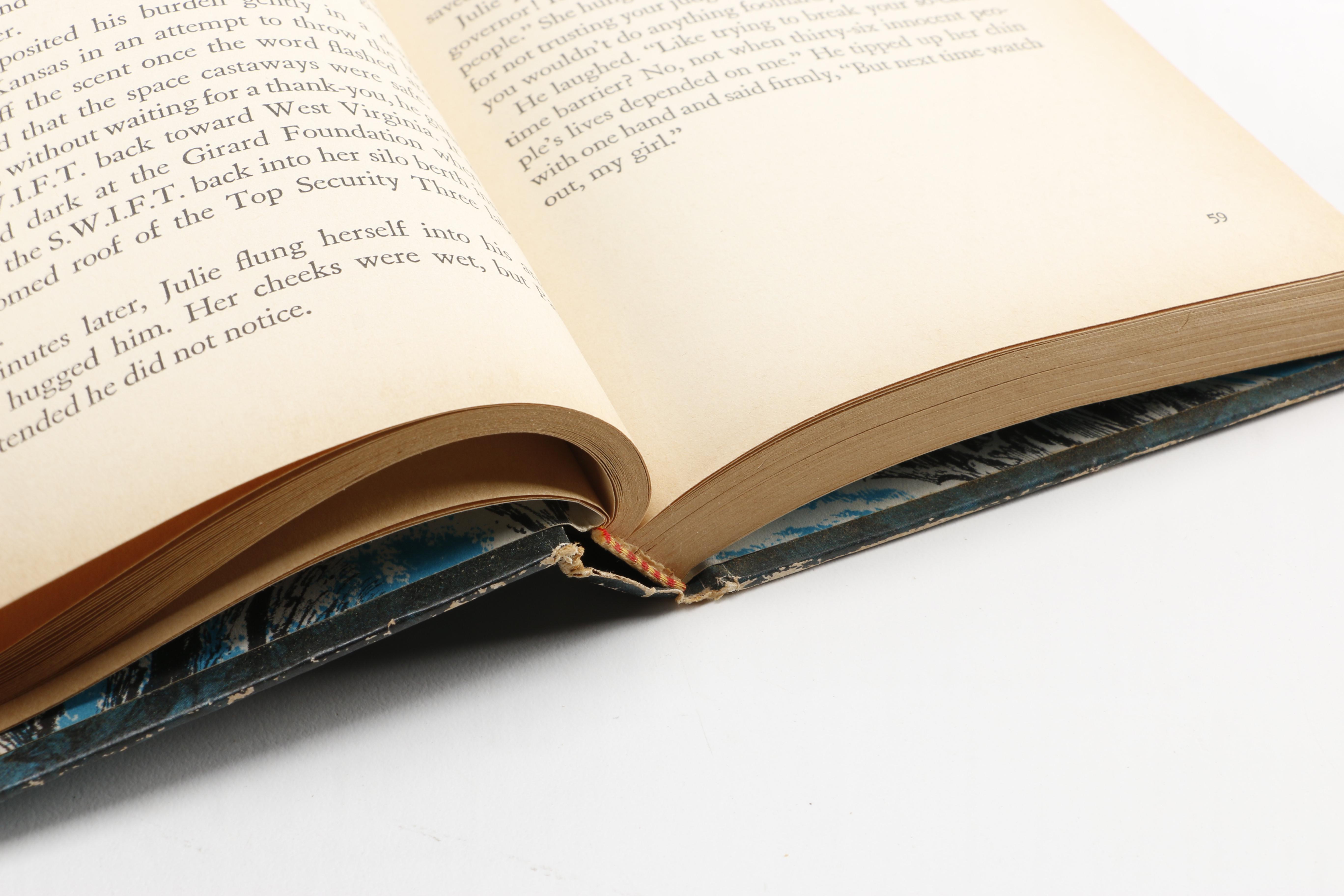 Book Club Edition "Journey to the Center" by Brian Stableford and Authorized Edition of "The Space Eagle: Operation Doomsday" by Jack Pearl