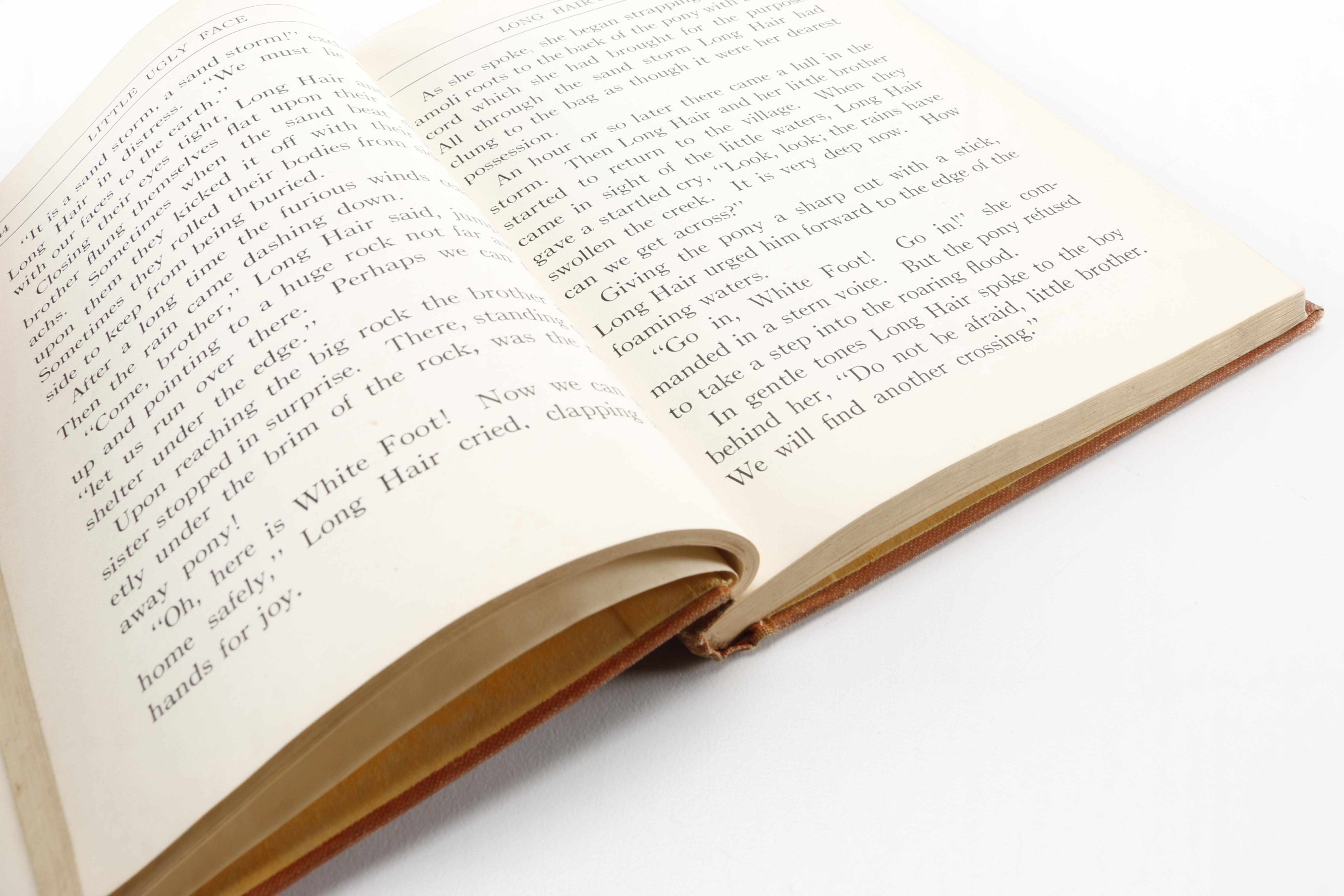 1927 Illustrated "Little Ugly Face and Other Indian Tales" by Florence Claudine Coolidge