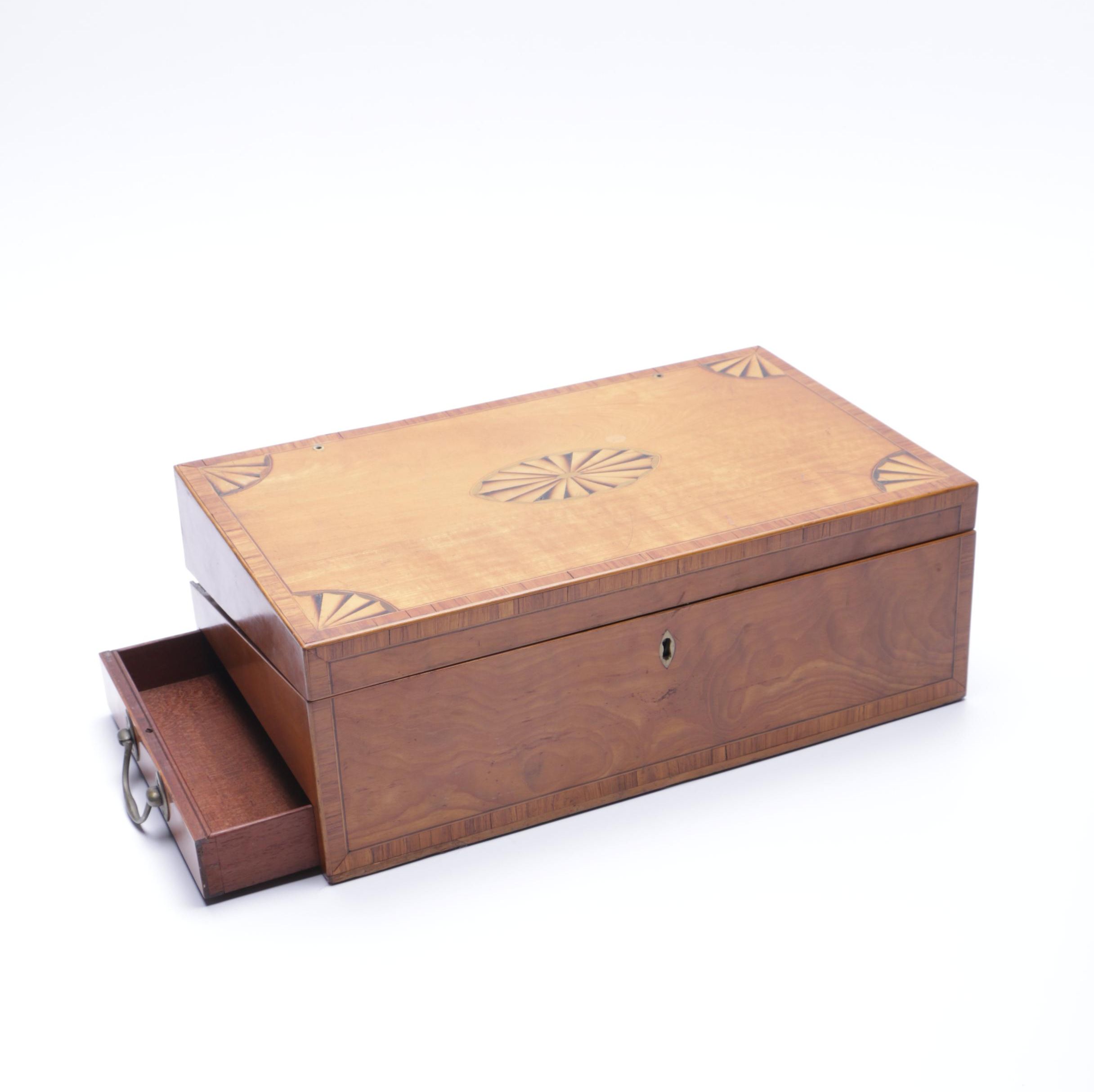 Antique Inlaid Lap Desk