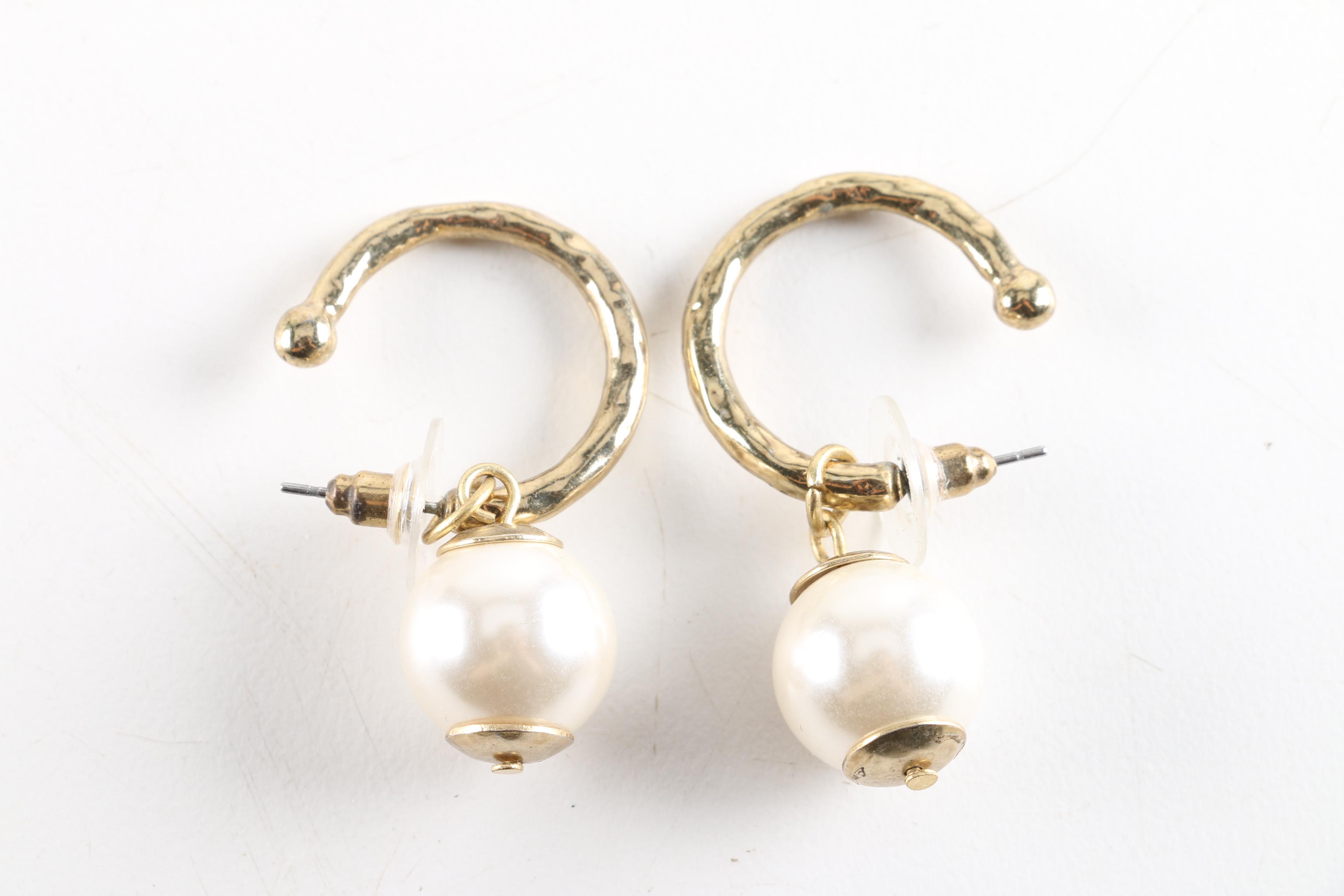 Assorted Gold Tone Jewelry Including Chico's