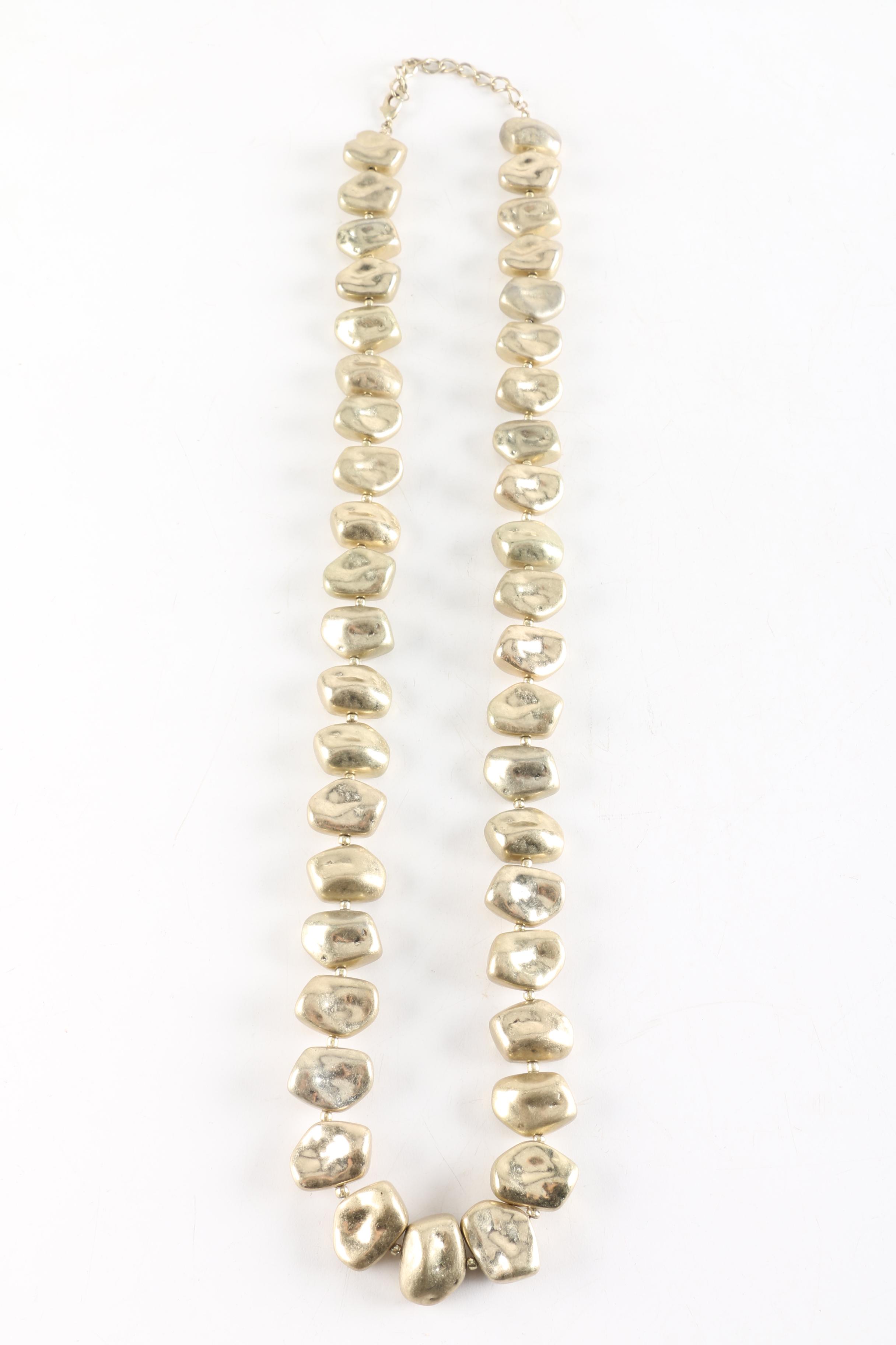 Assorted Gold Tone Jewelry Including Chico's