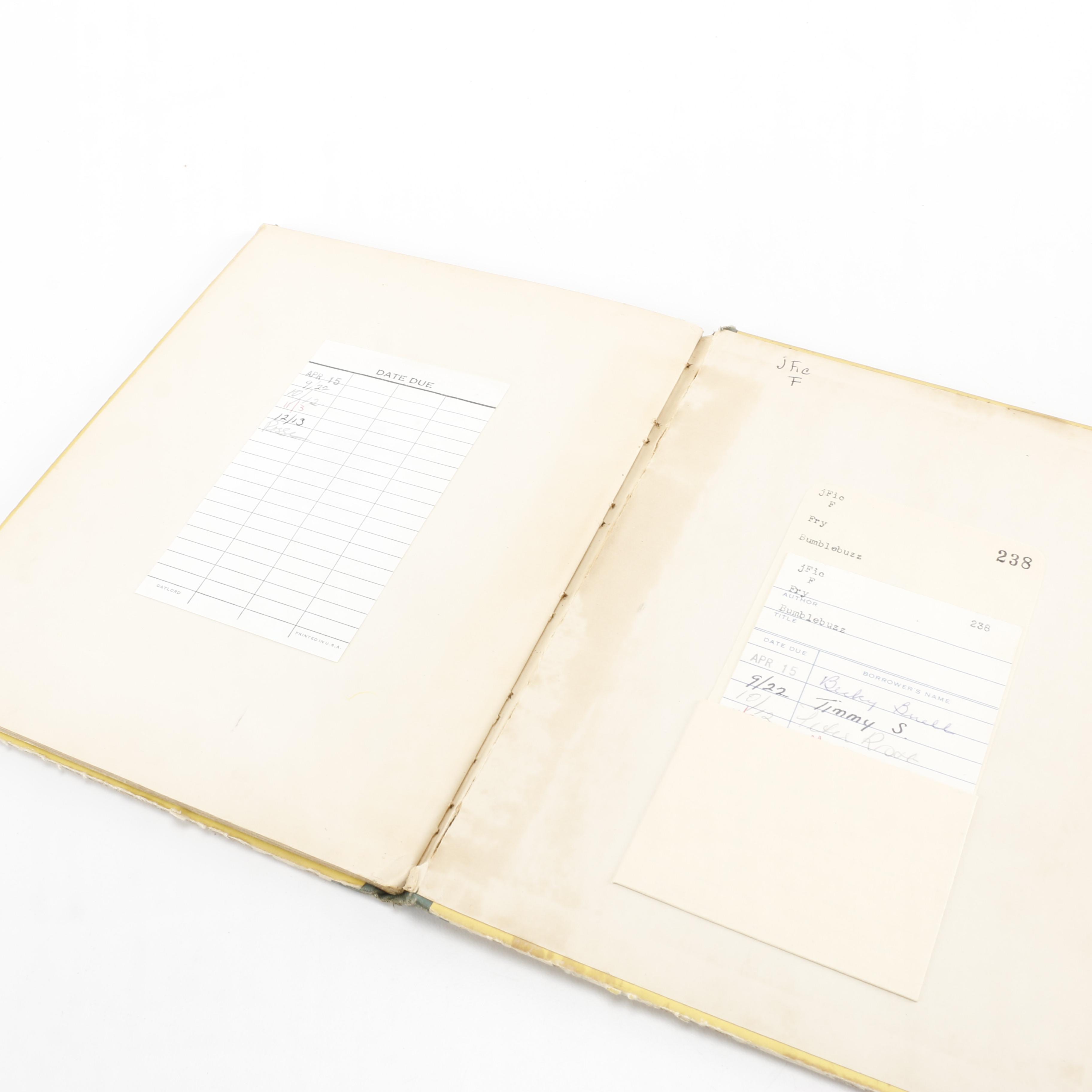 1938 First Edition "Bumblebuzz" by Rosalie K. Fry