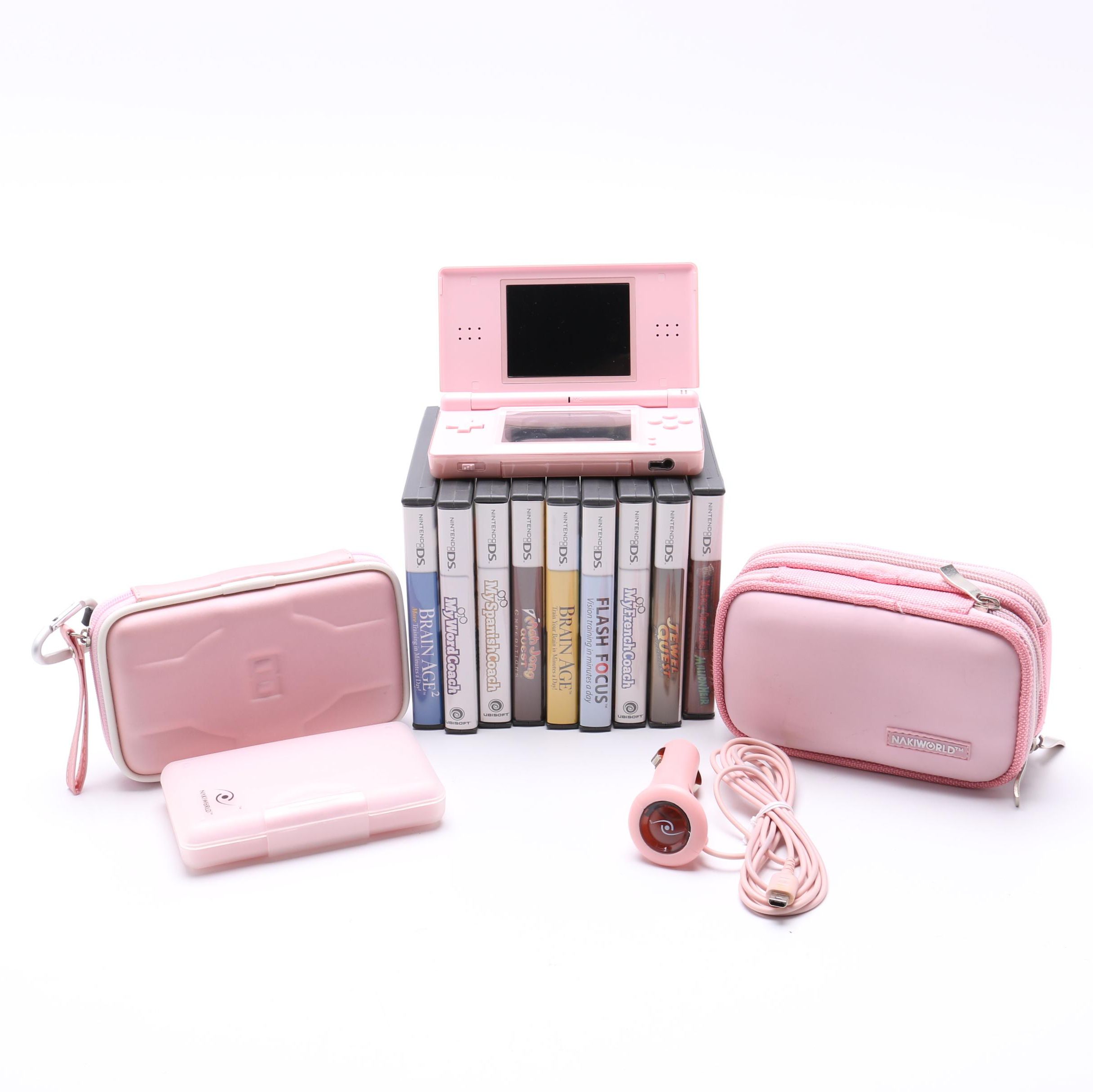 Nintendo DS Lite with Accessories and Games