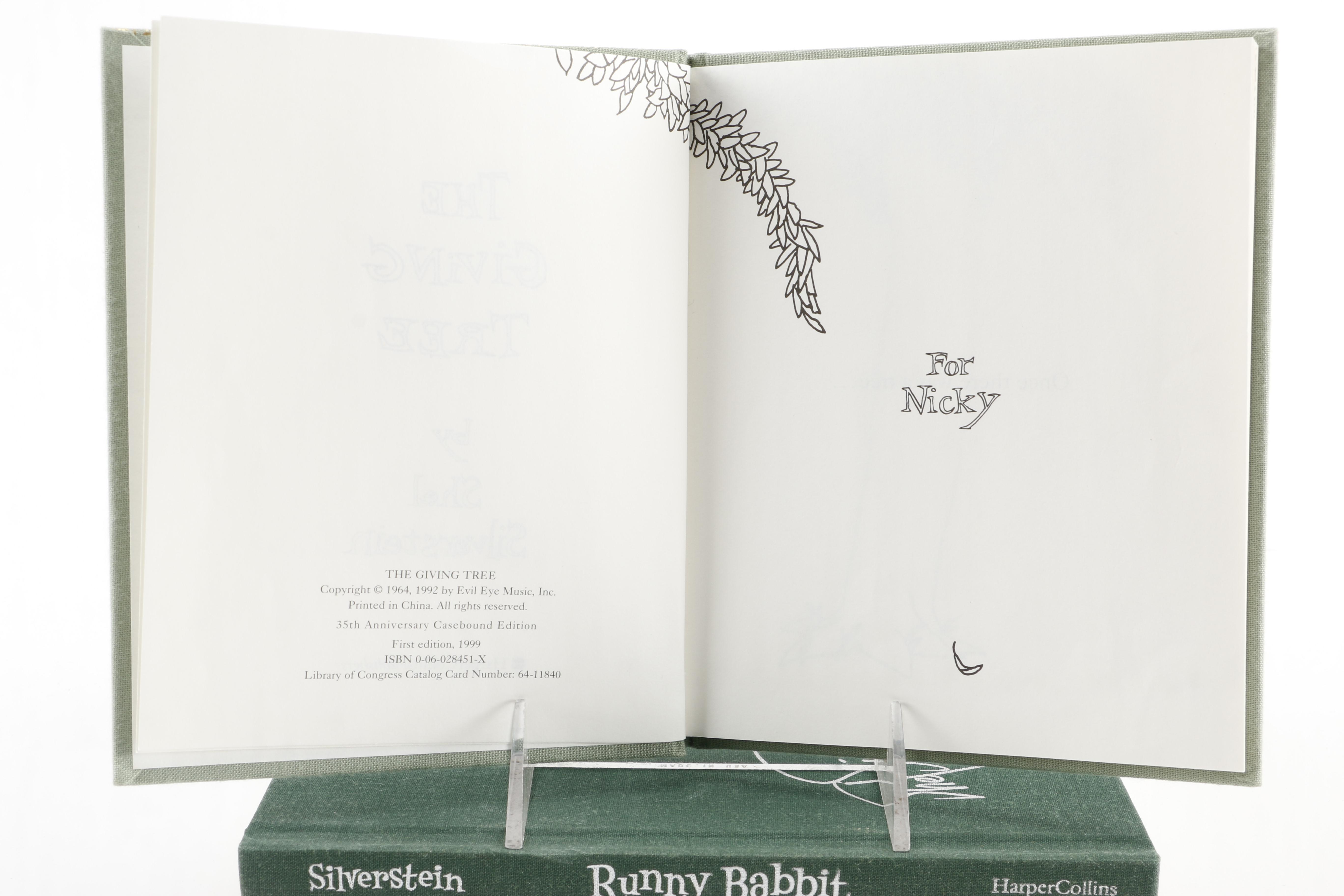 Shel Silverstein Books Including 2005 First Edition "Runny Babbit"