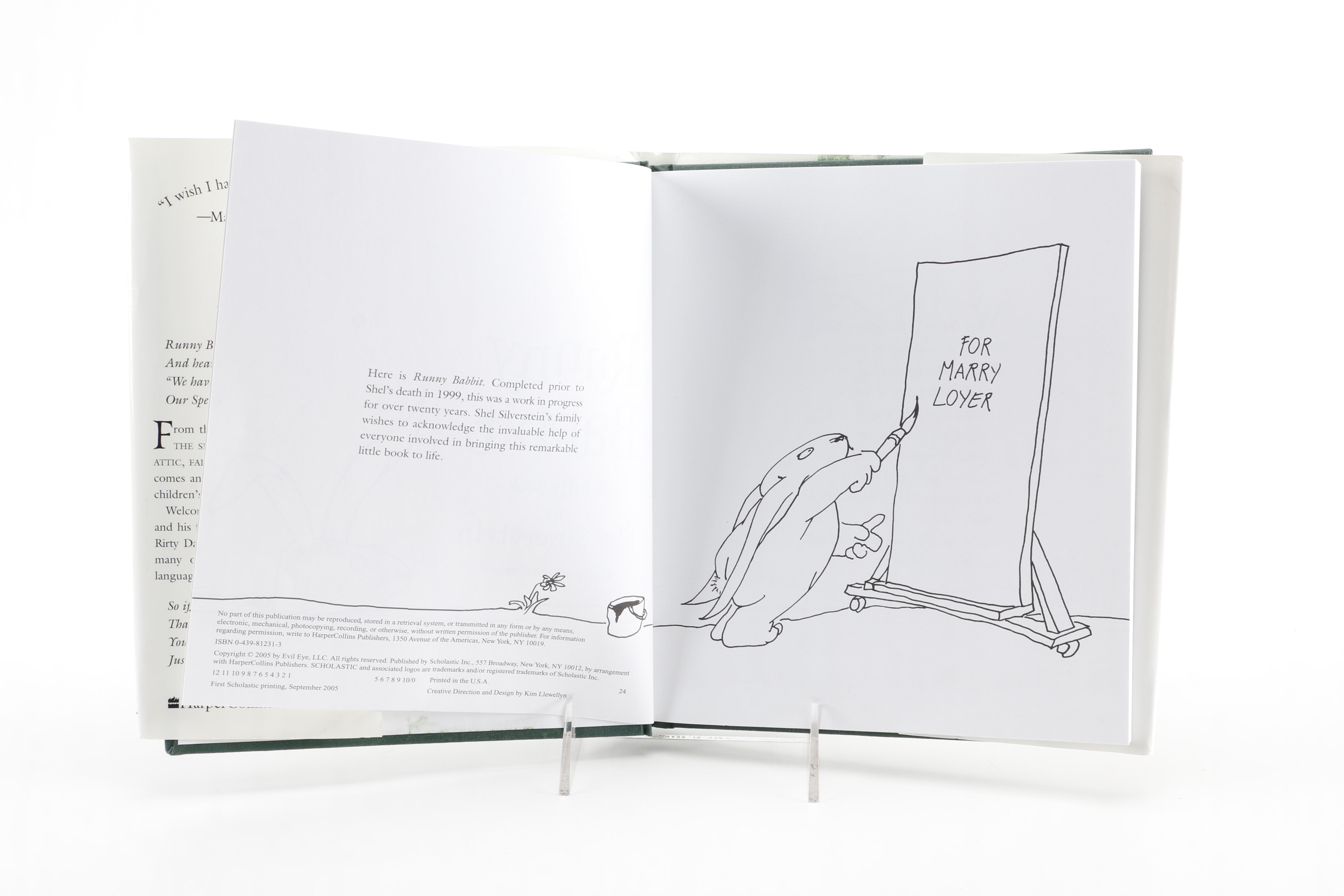 Shel Silverstein Books Including 2005 First Edition "Runny Babbit"