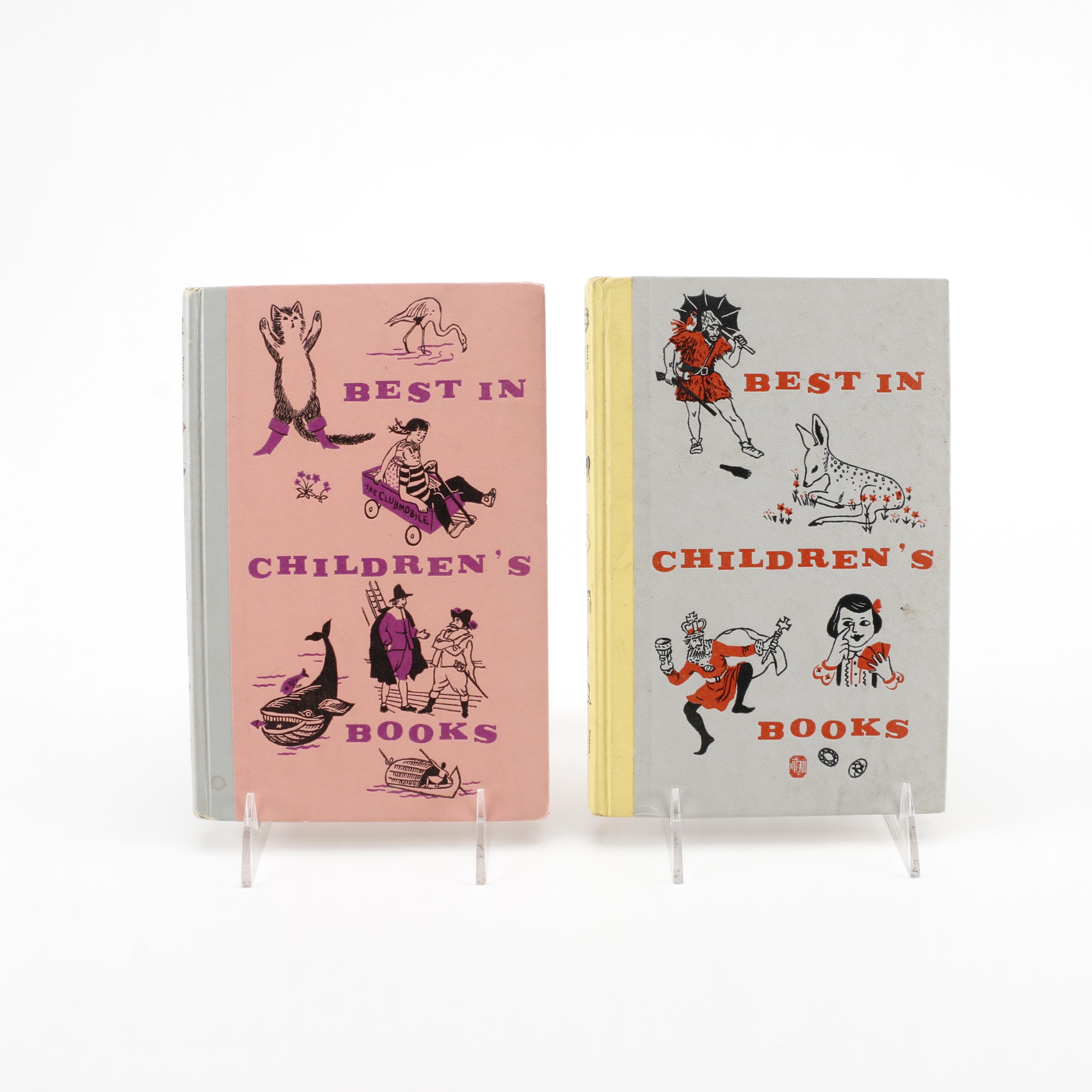 Pair of "Best in Children's Books" with Illustrations by Andy Warhol