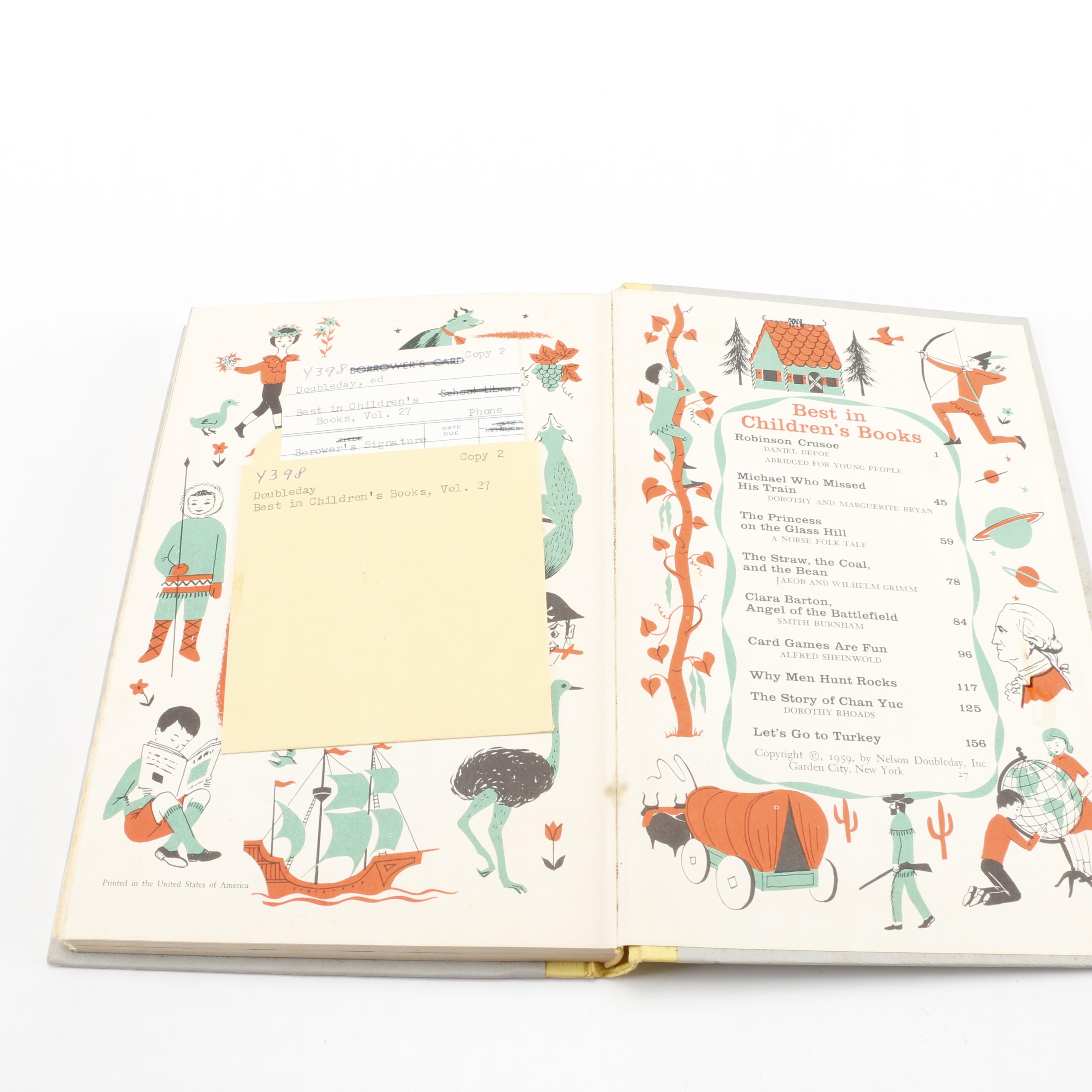 Pair of "Best in Children's Books" with Illustrations by Andy Warhol