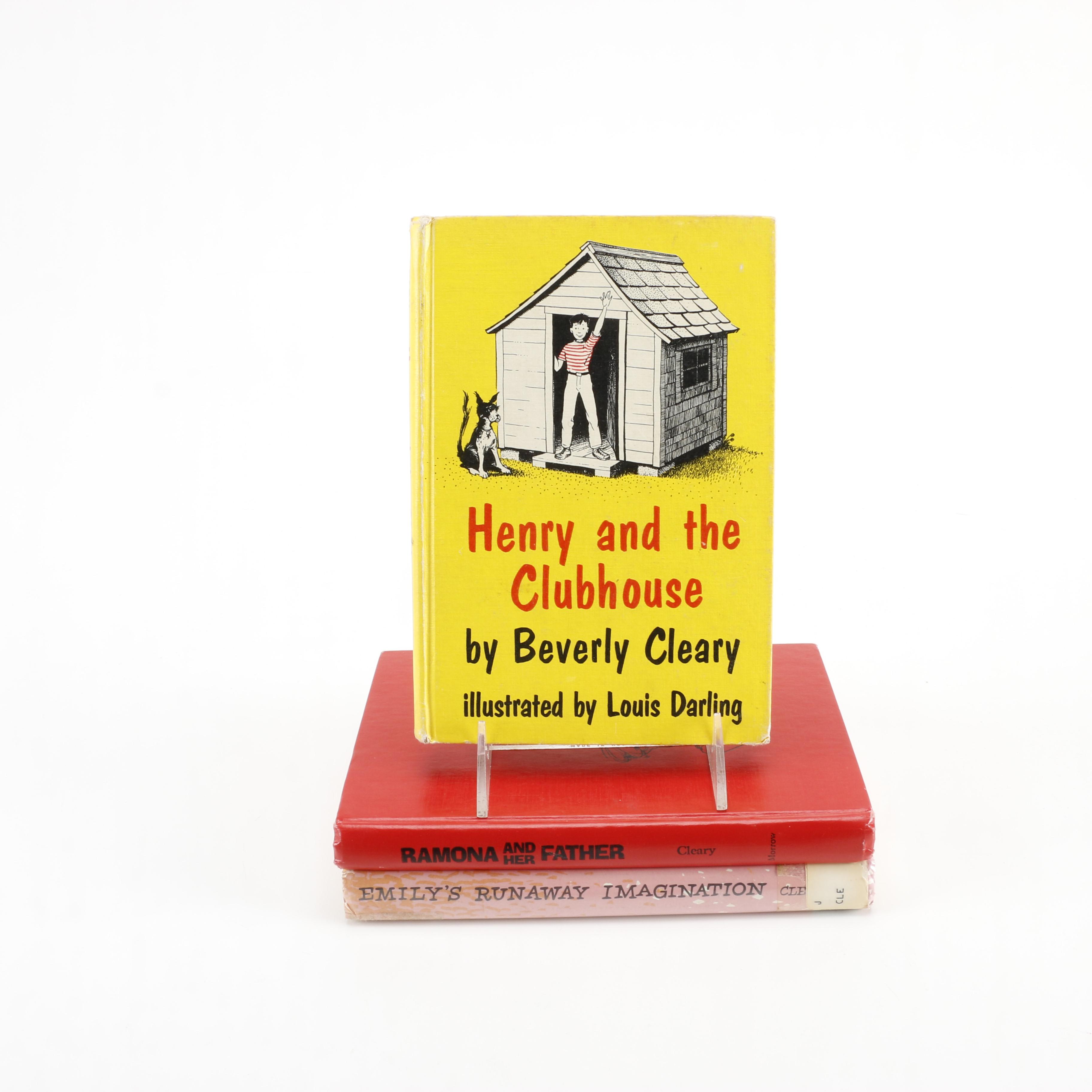 Children's Novels by Beverly Cleary including "Henry and the Clubhouse"