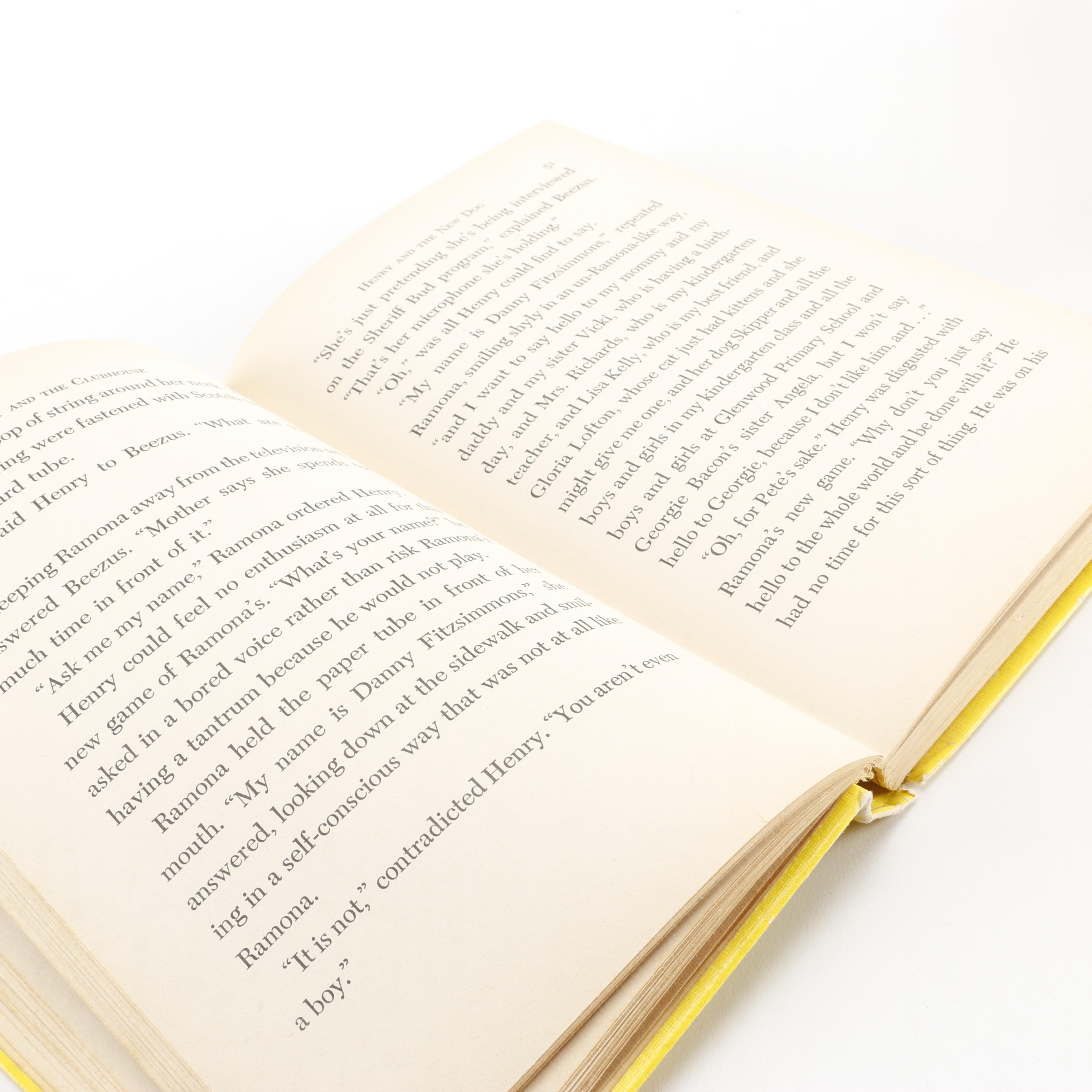 Children's Novels by Beverly Cleary including "Henry and the Clubhouse"