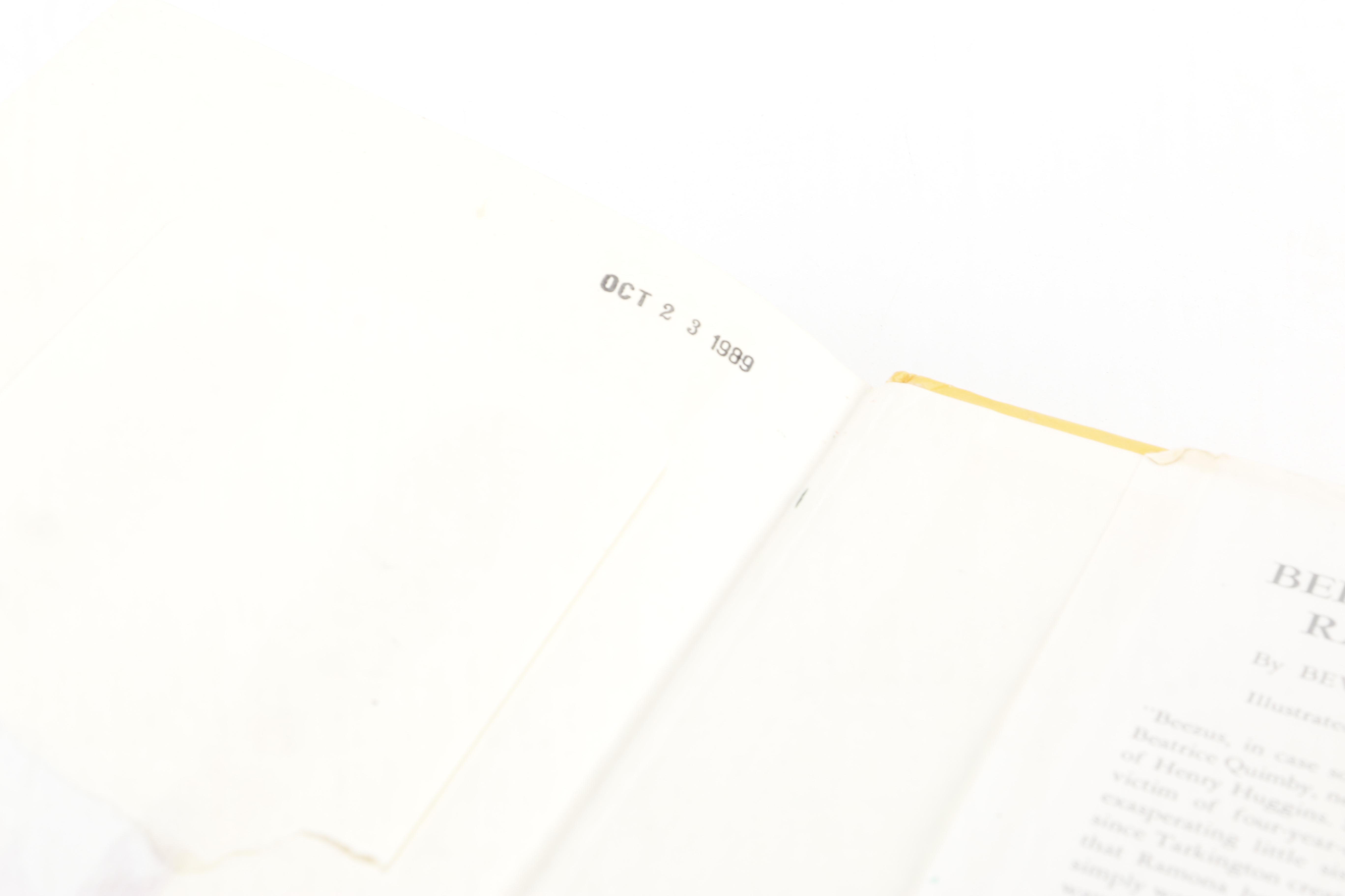 Children's Novels by Beverly Cleary including "Henry and the Clubhouse"