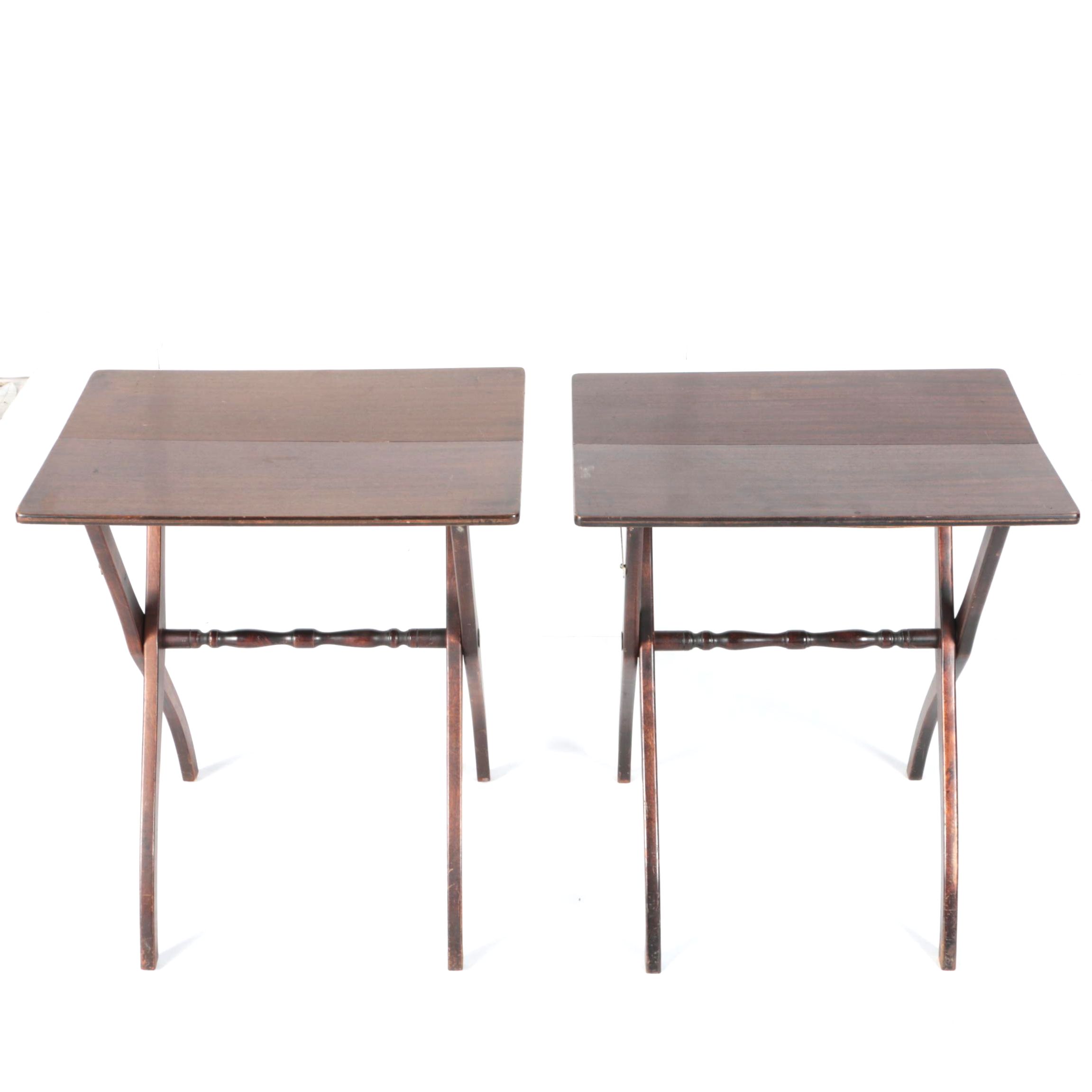 Vintage Collapsible TV Tray Tables by R.R.Scheibe