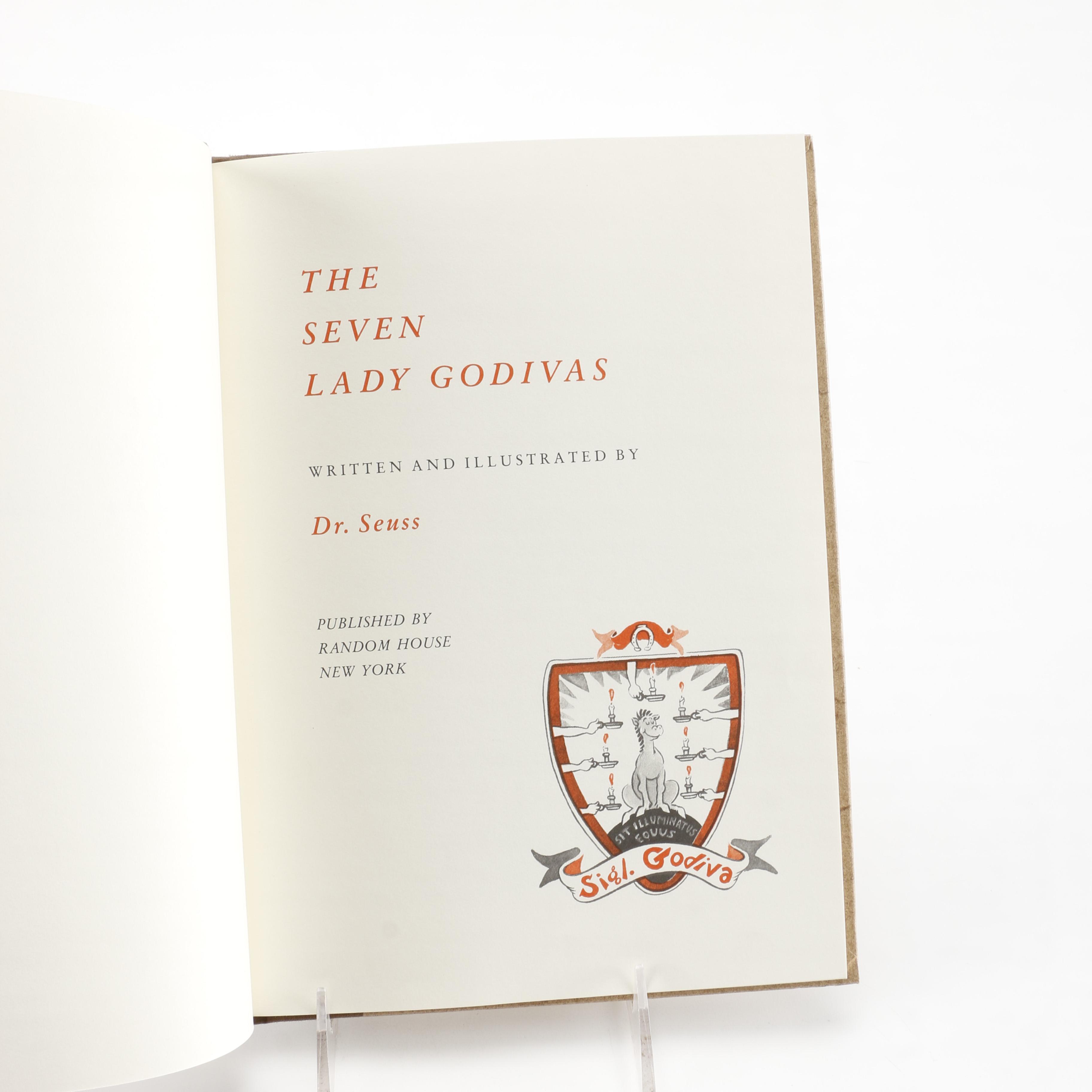 1987 First Printing of the Reissued Edition of  "The Seven Lady Godivas" by Dr. Seuss
