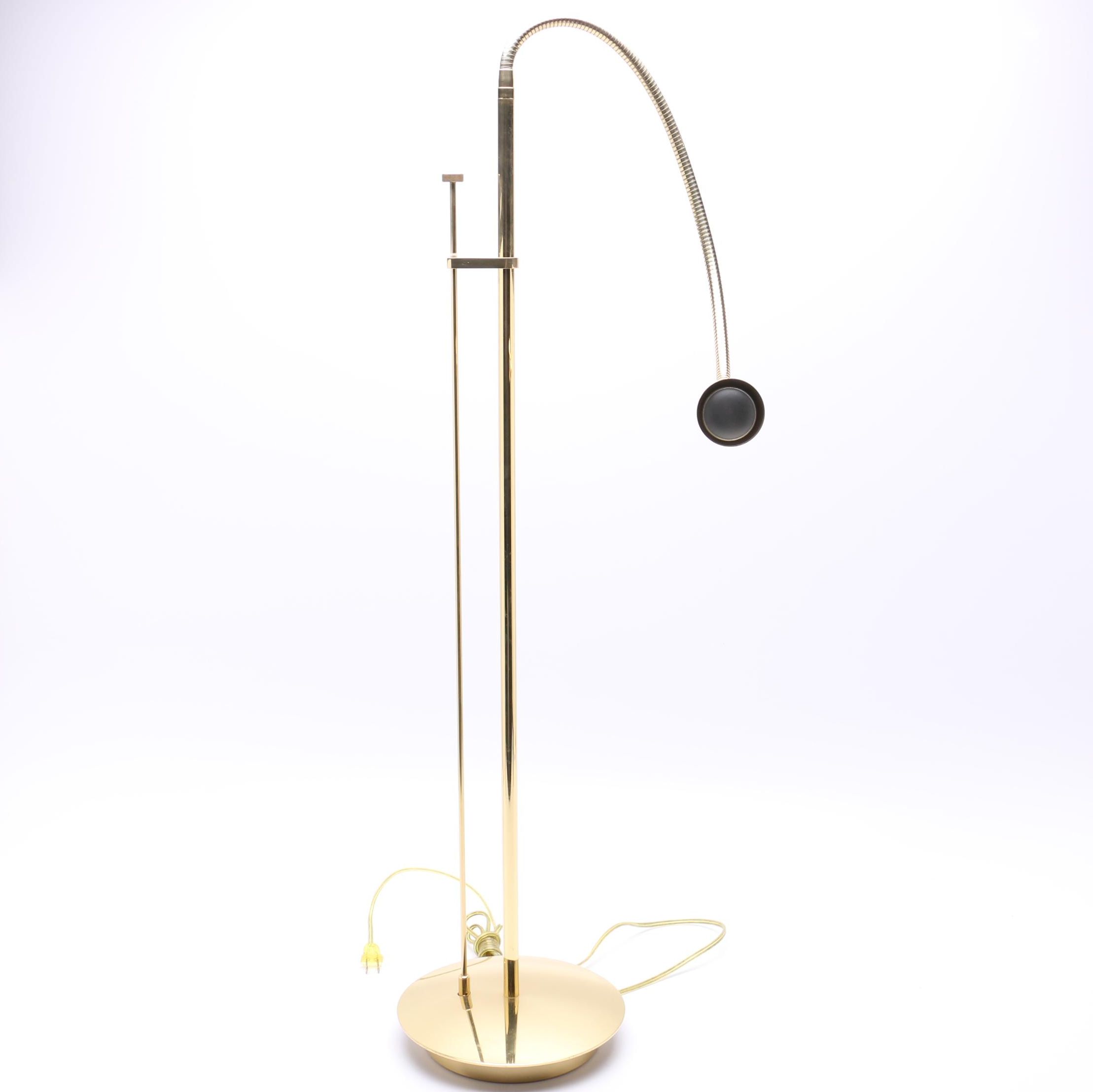 Brass Adjustable Floor Lamp