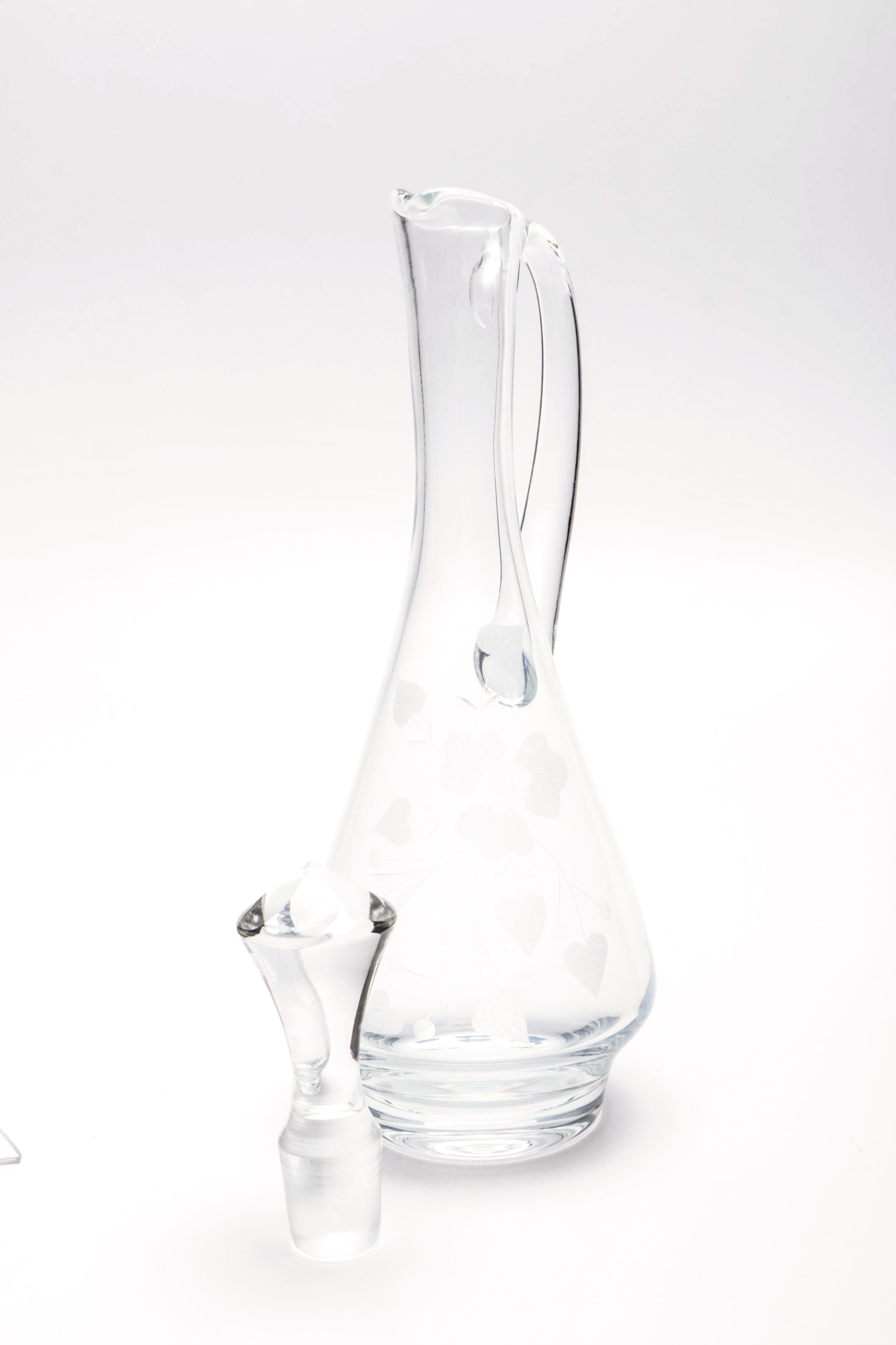 Vintage Decanter With Matching Glasses