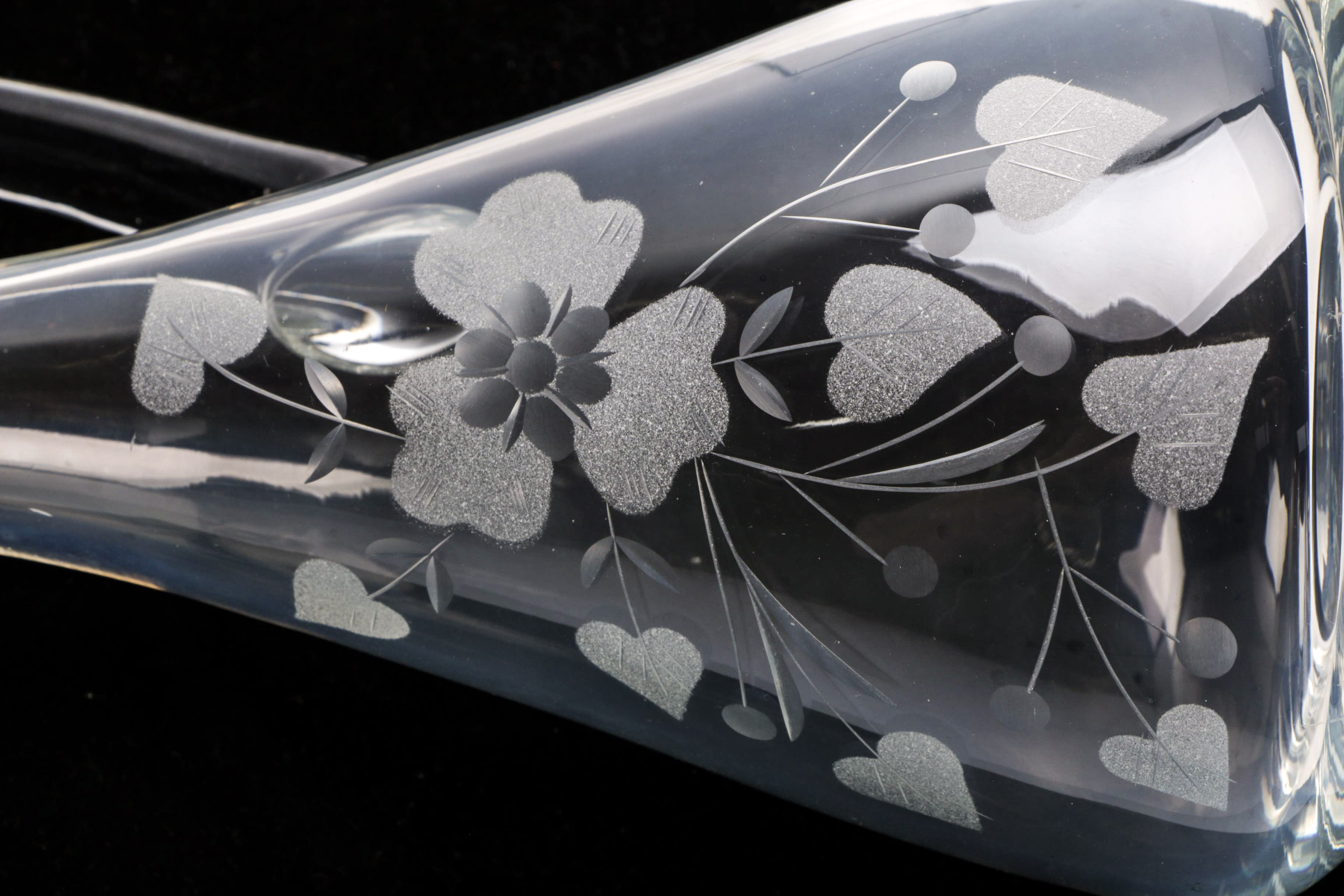 Vintage Decanter With Matching Glasses