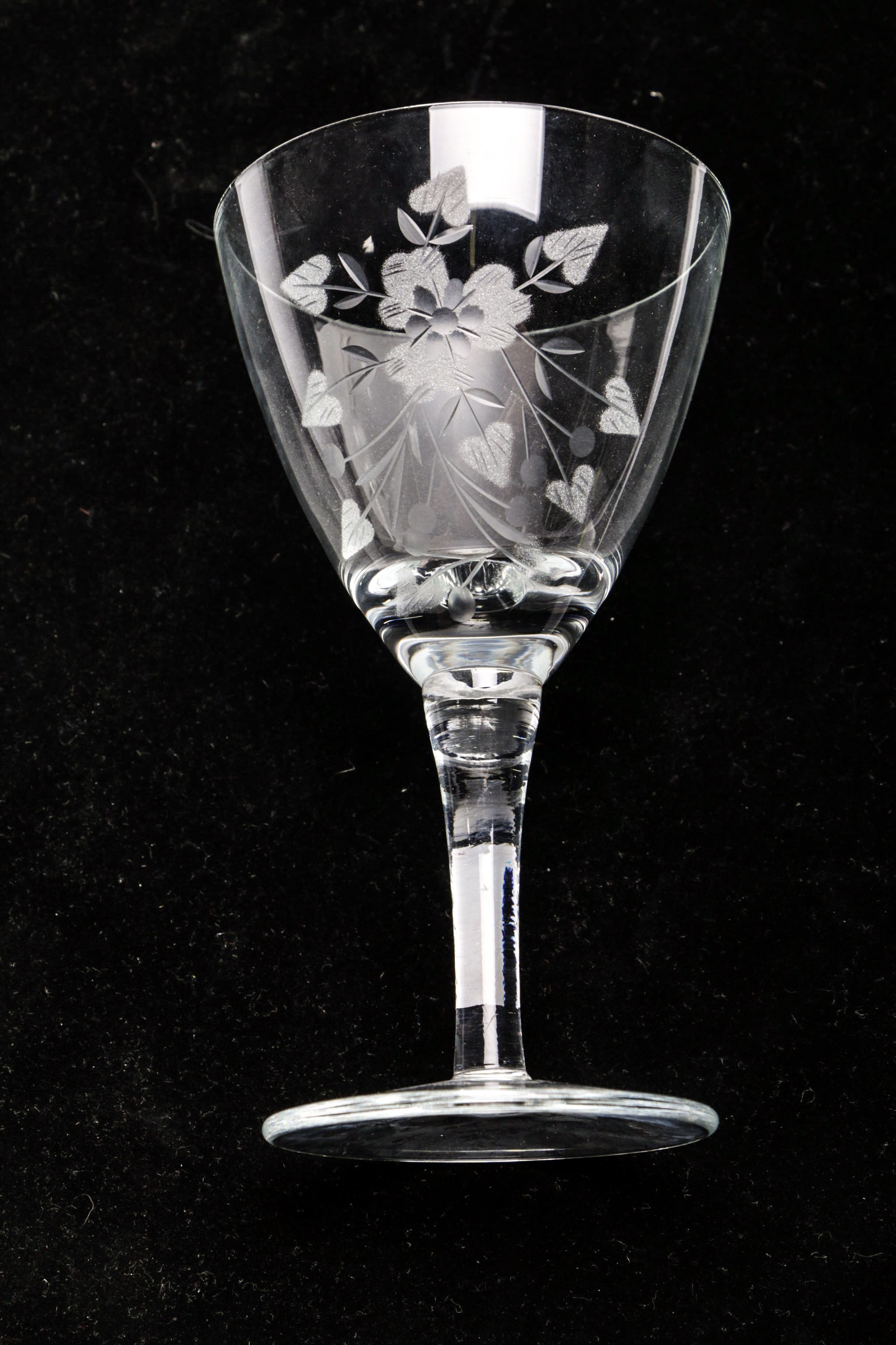 Vintage Decanter With Matching Glasses