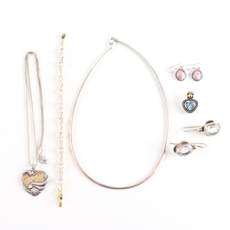 Sterling Silver and Stone Jewelry