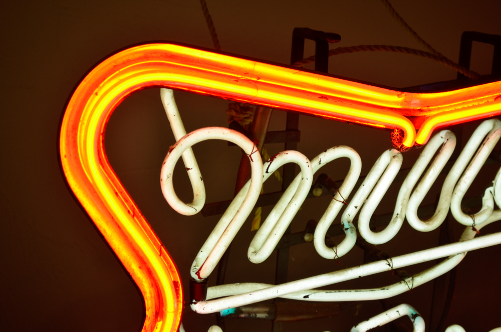 Vintage Miller High Life Neon Beer Sign