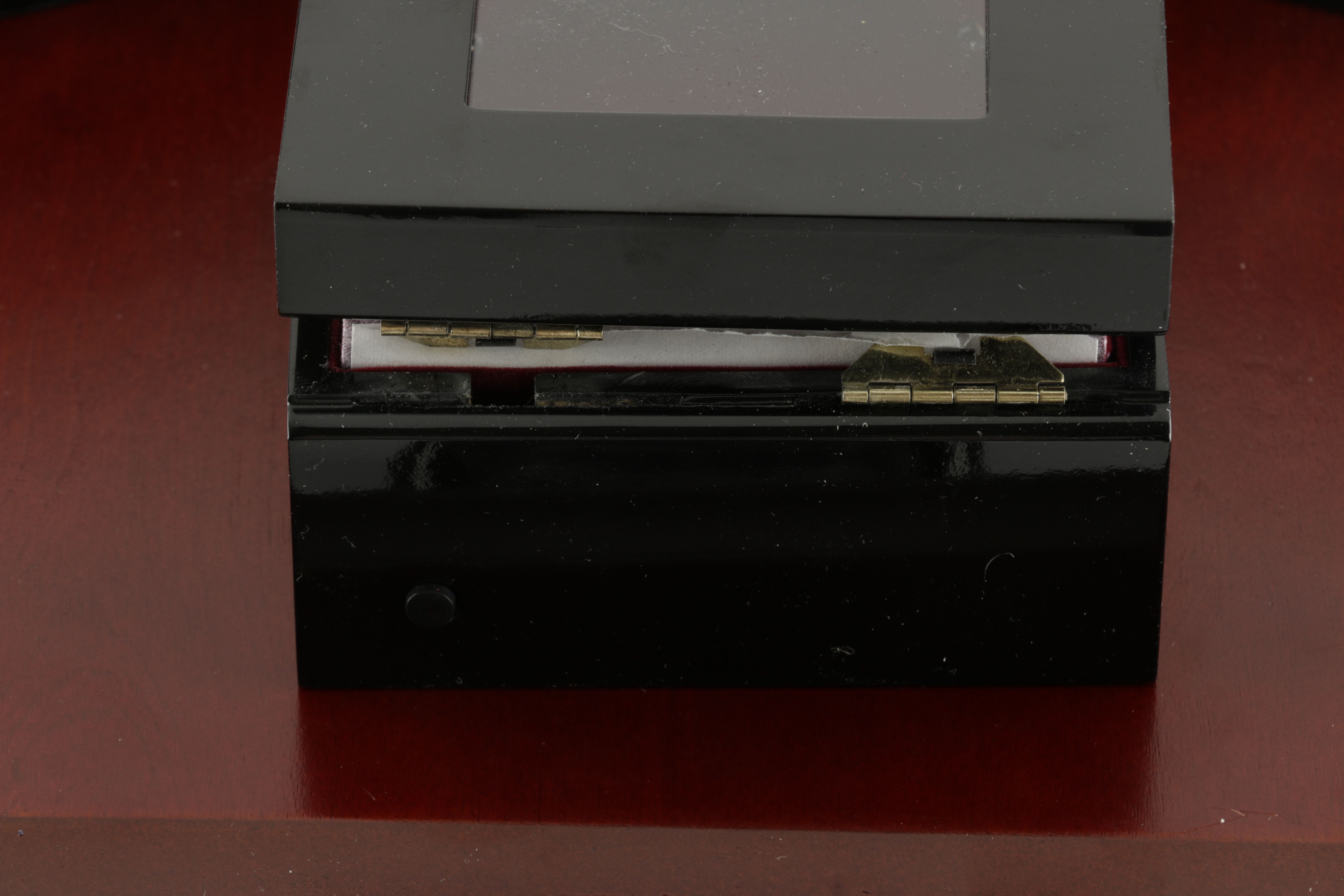 Two Wooden Coin Display Cases and Five Small Coin Boxes