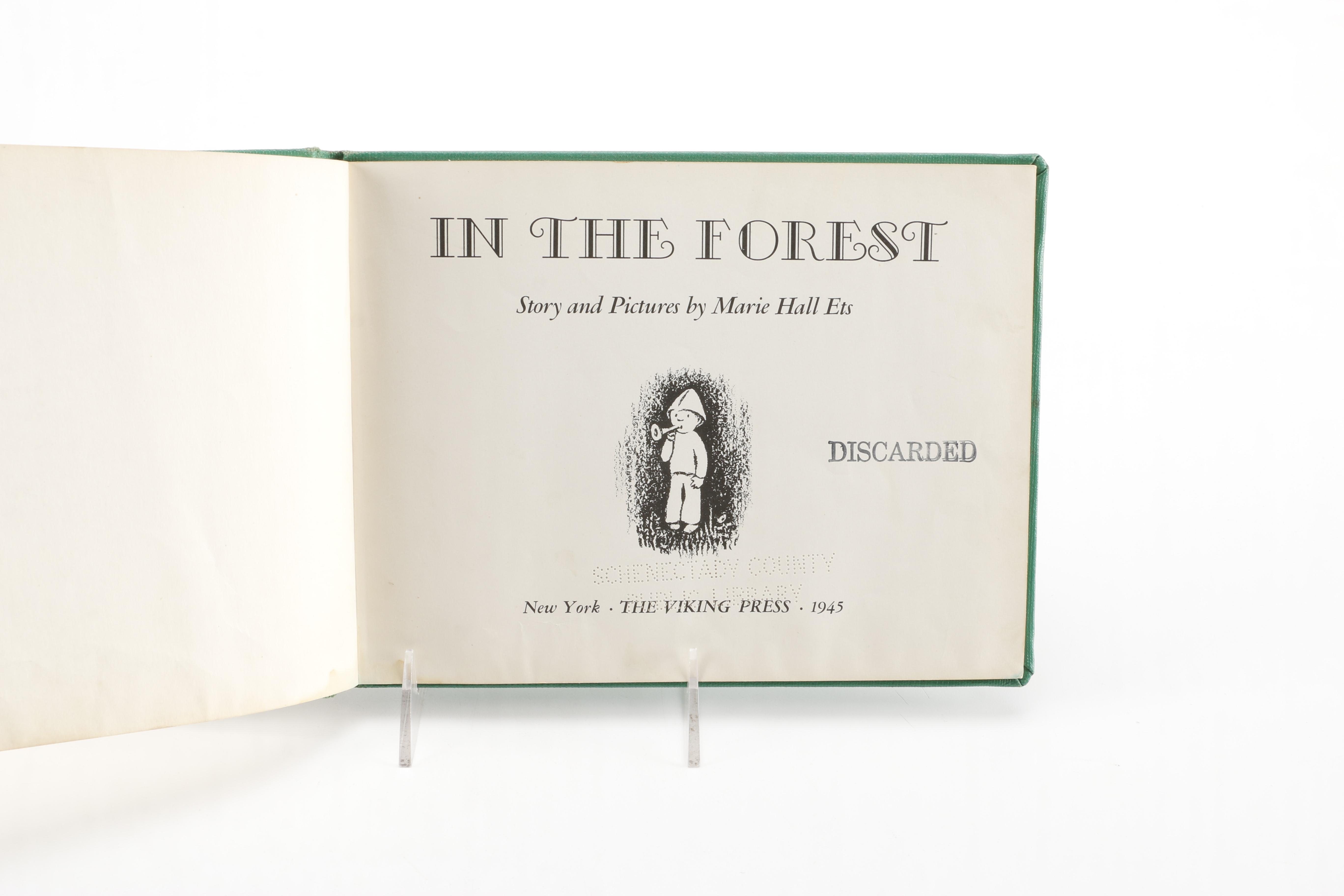 Marie Hall Ets Children's Books