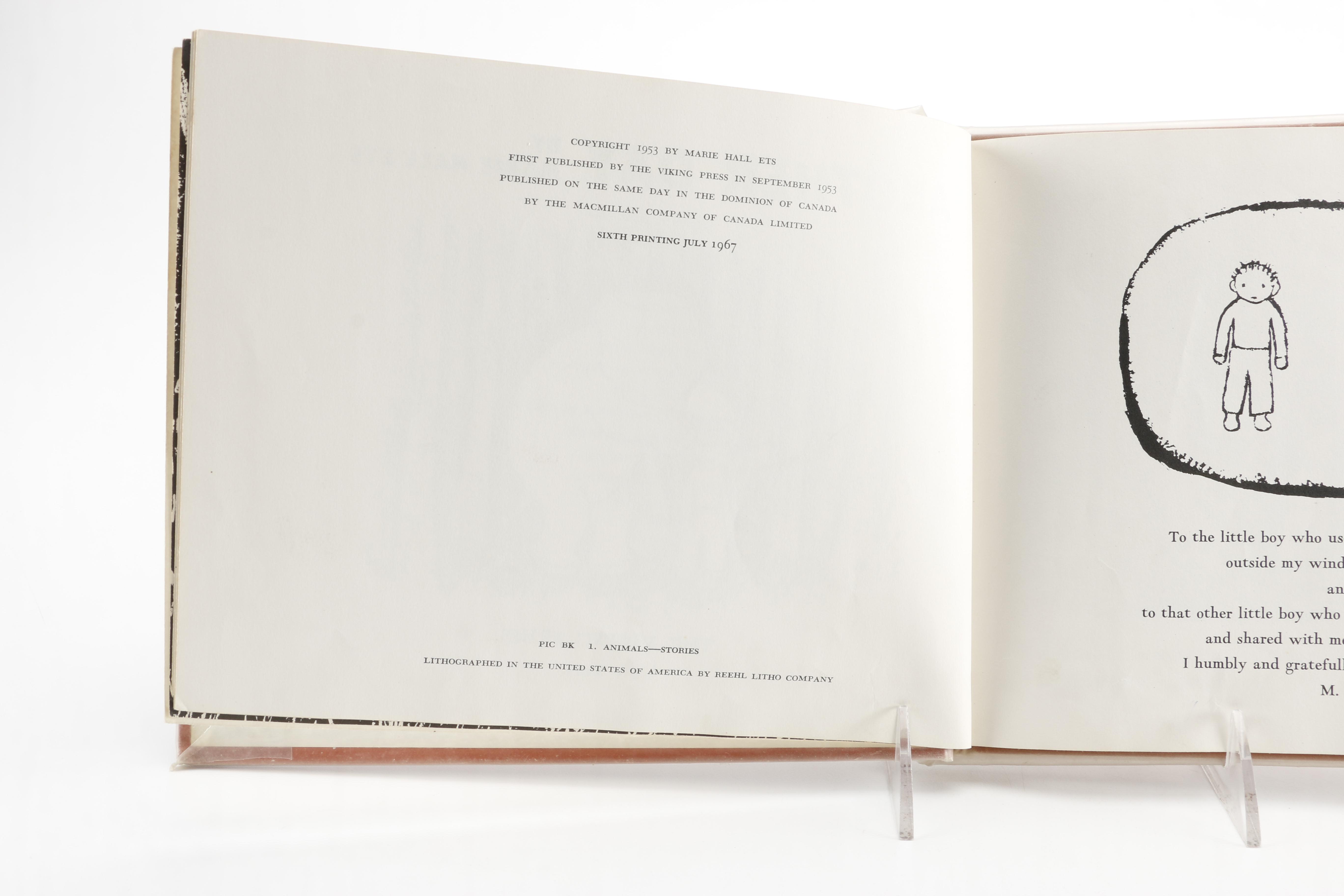 Marie Hall Ets Children's Books