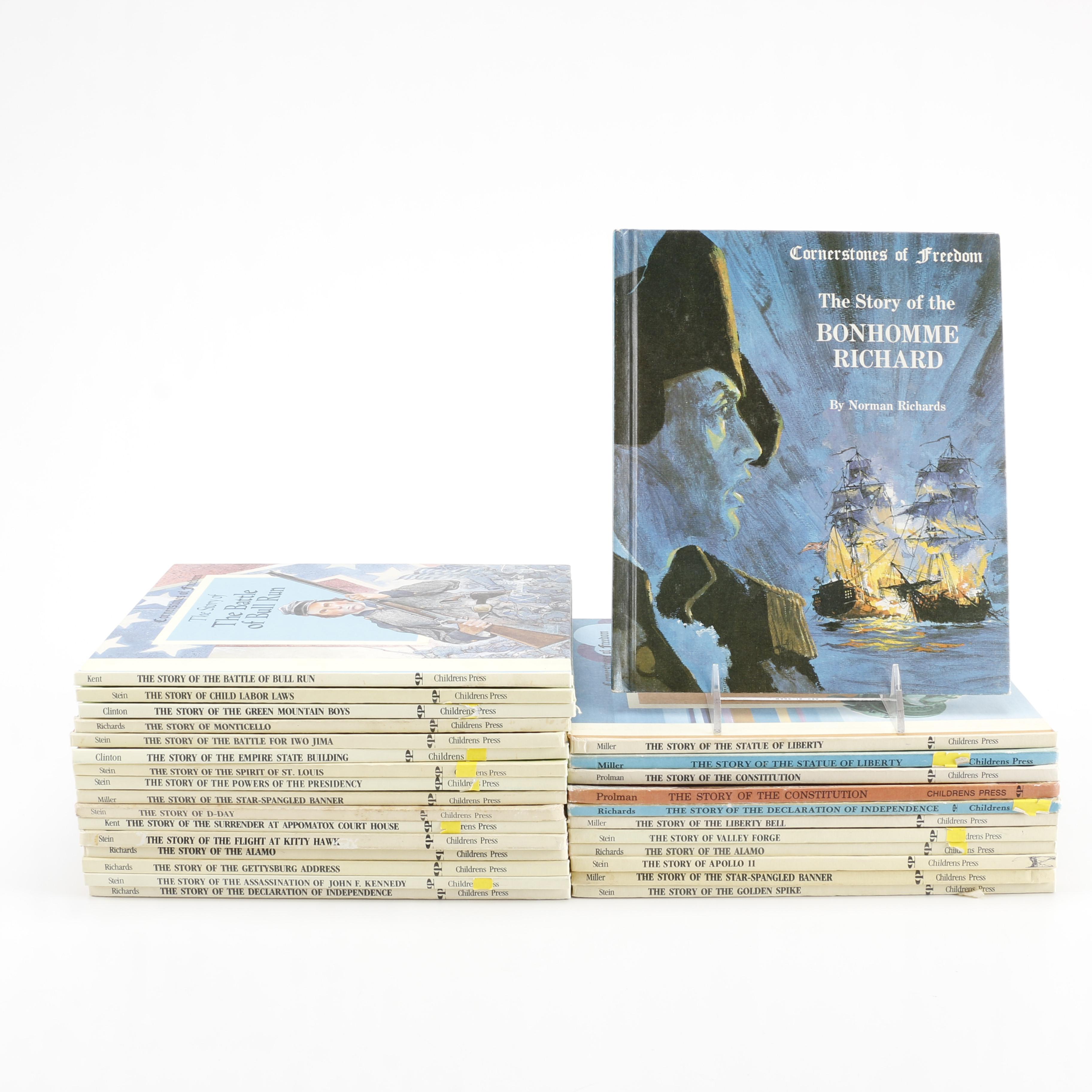 Collection of "Cornerstones of Freedom" Books