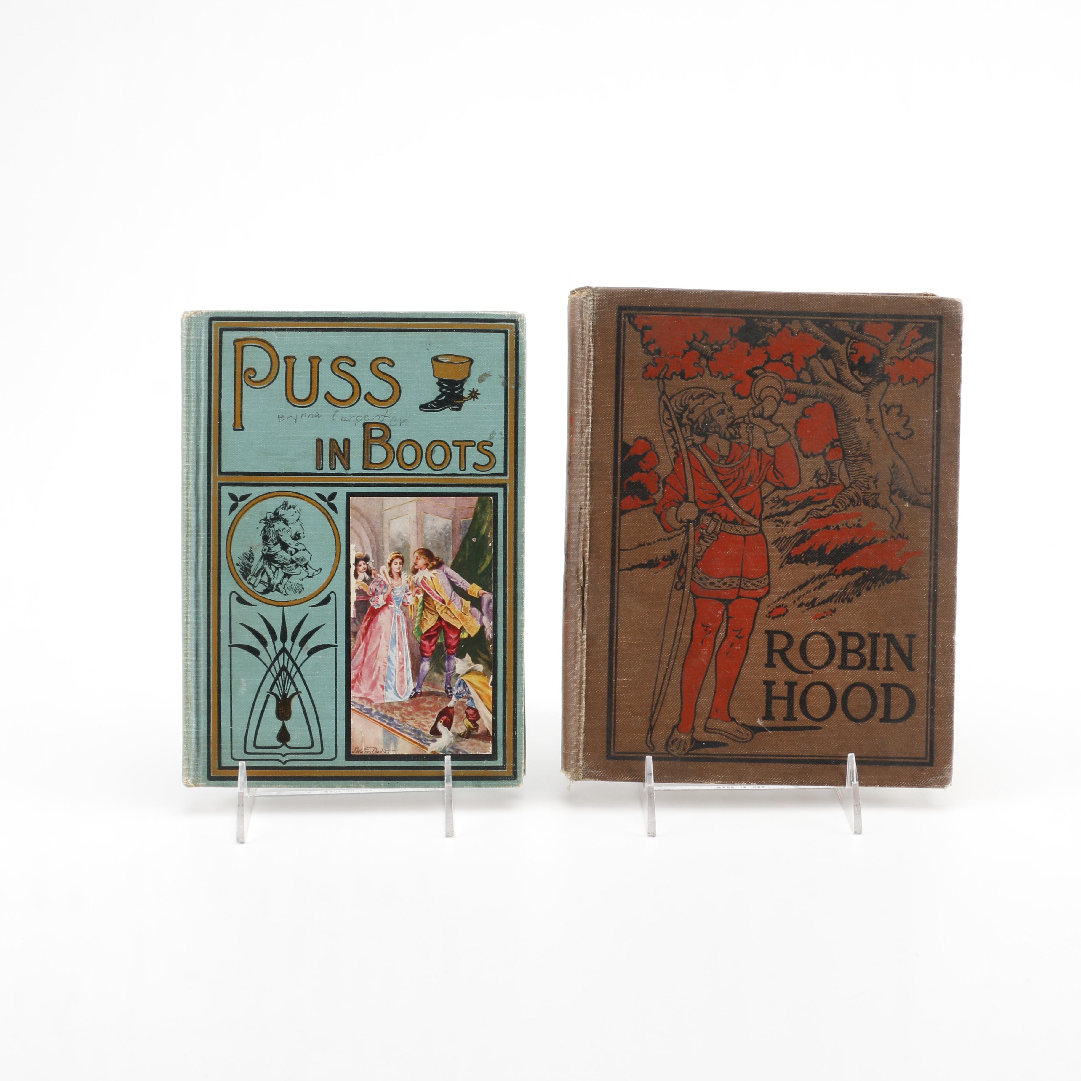"Puss in Boots" and "Robin Hood"