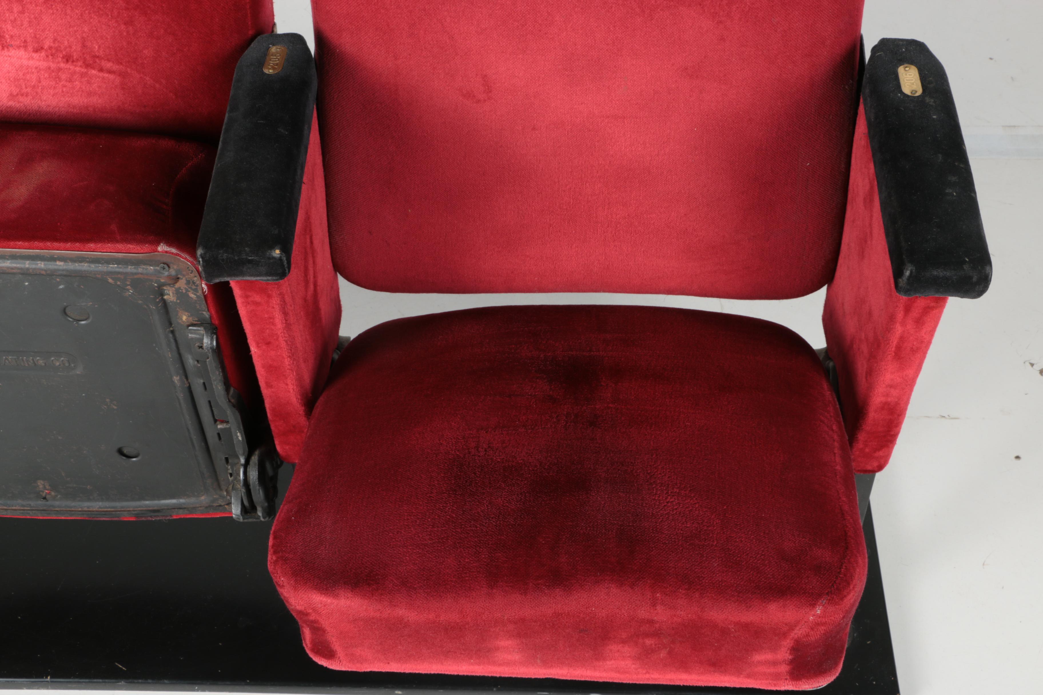 Pair of Radio City Music Hall Theater Seats