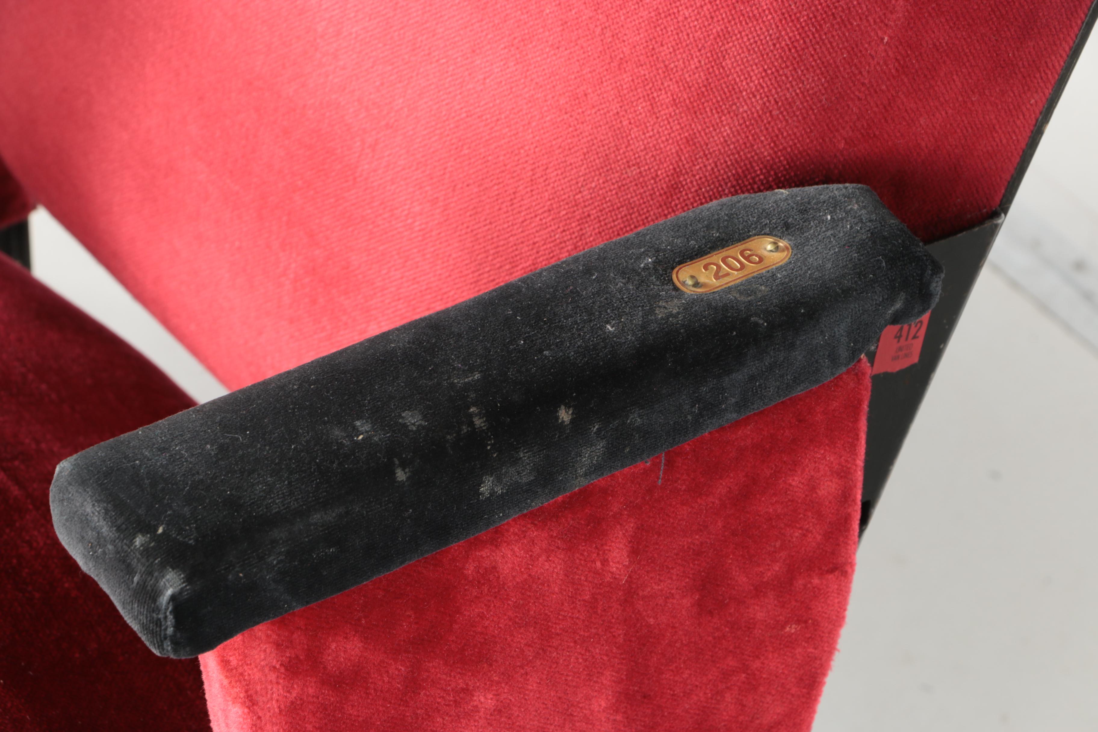 Pair of Radio City Music Hall Theater Seats