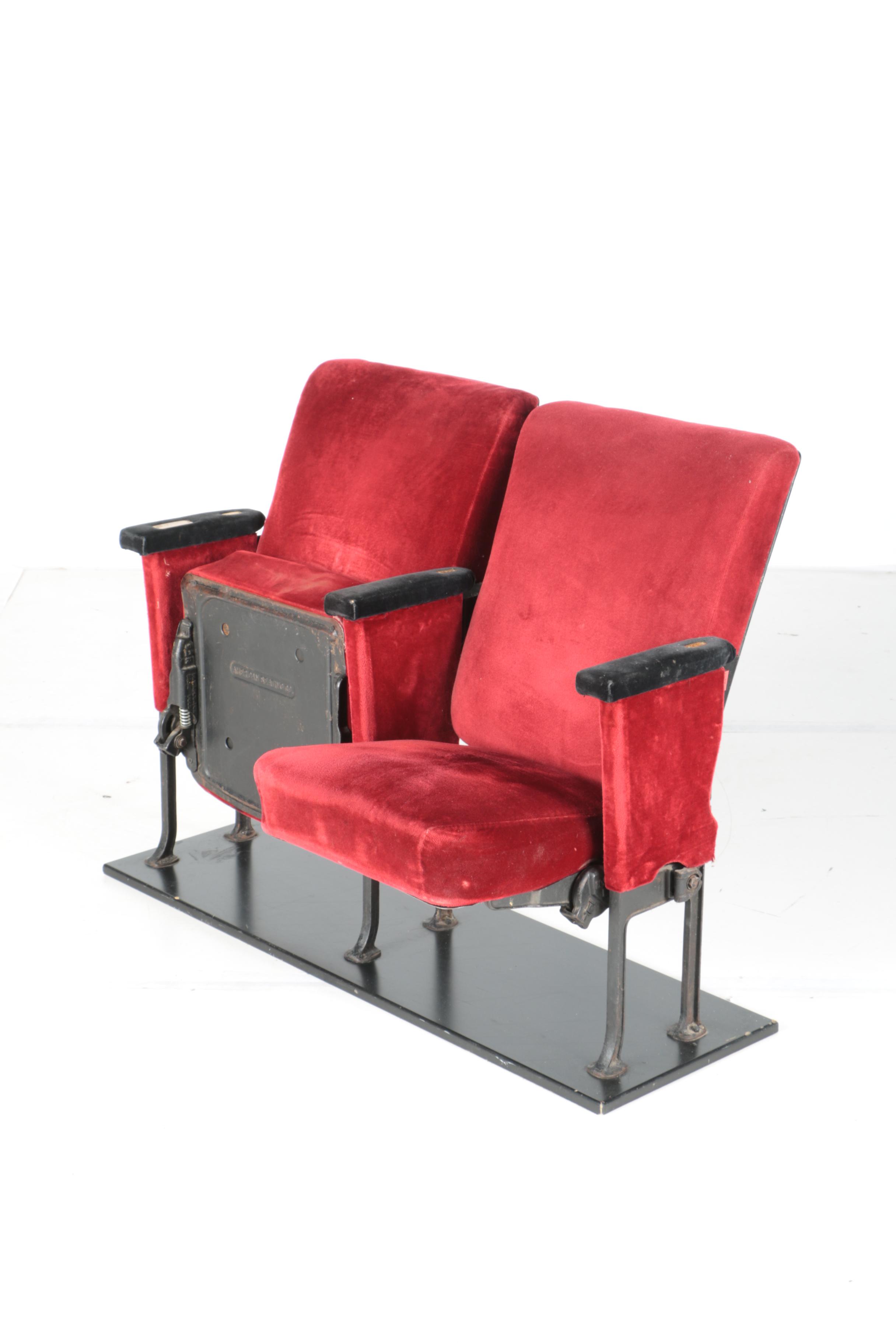 Pair of Radio City Music Hall Theater Seats