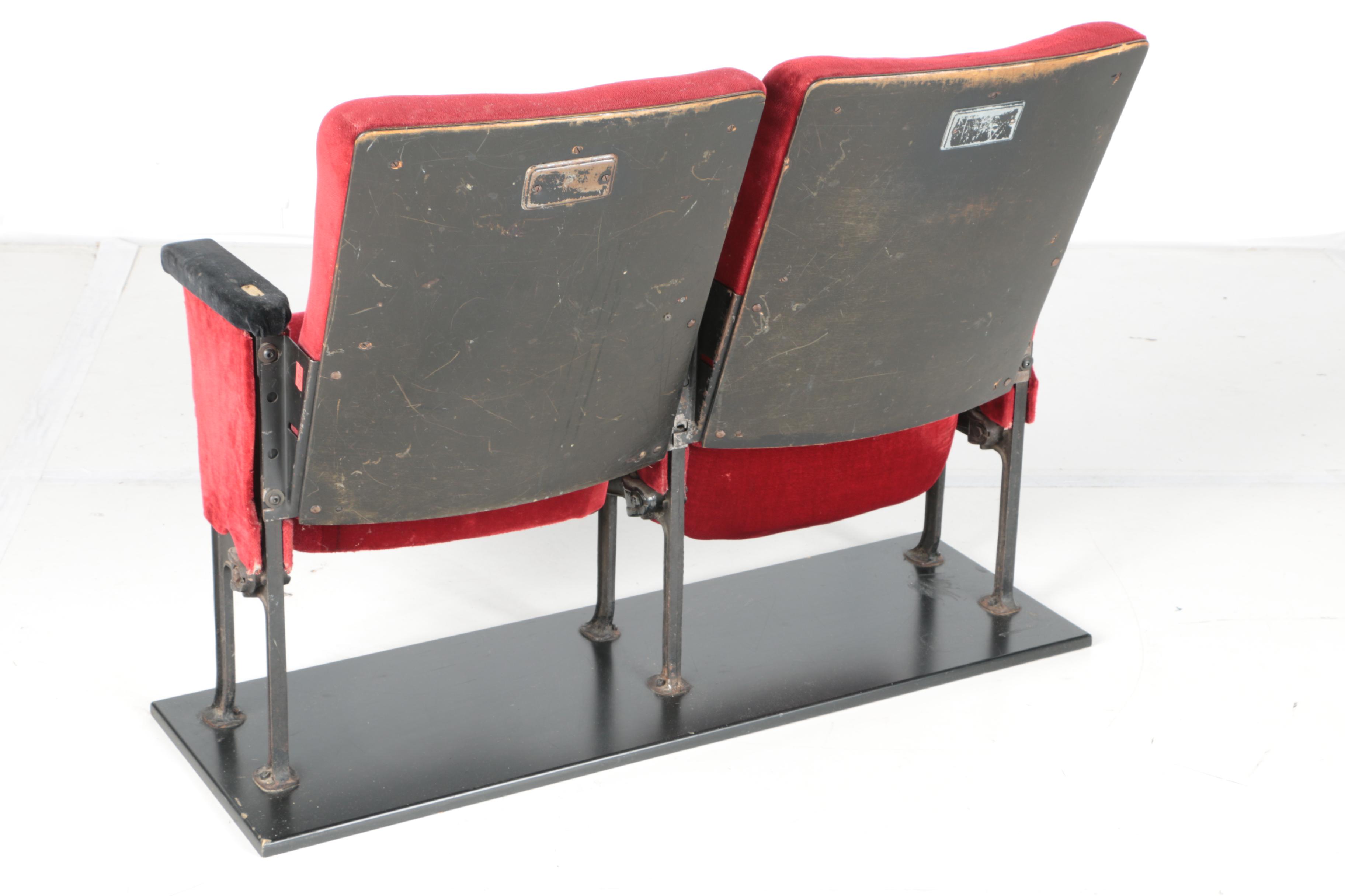 Pair of Radio City Music Hall Theater Seats