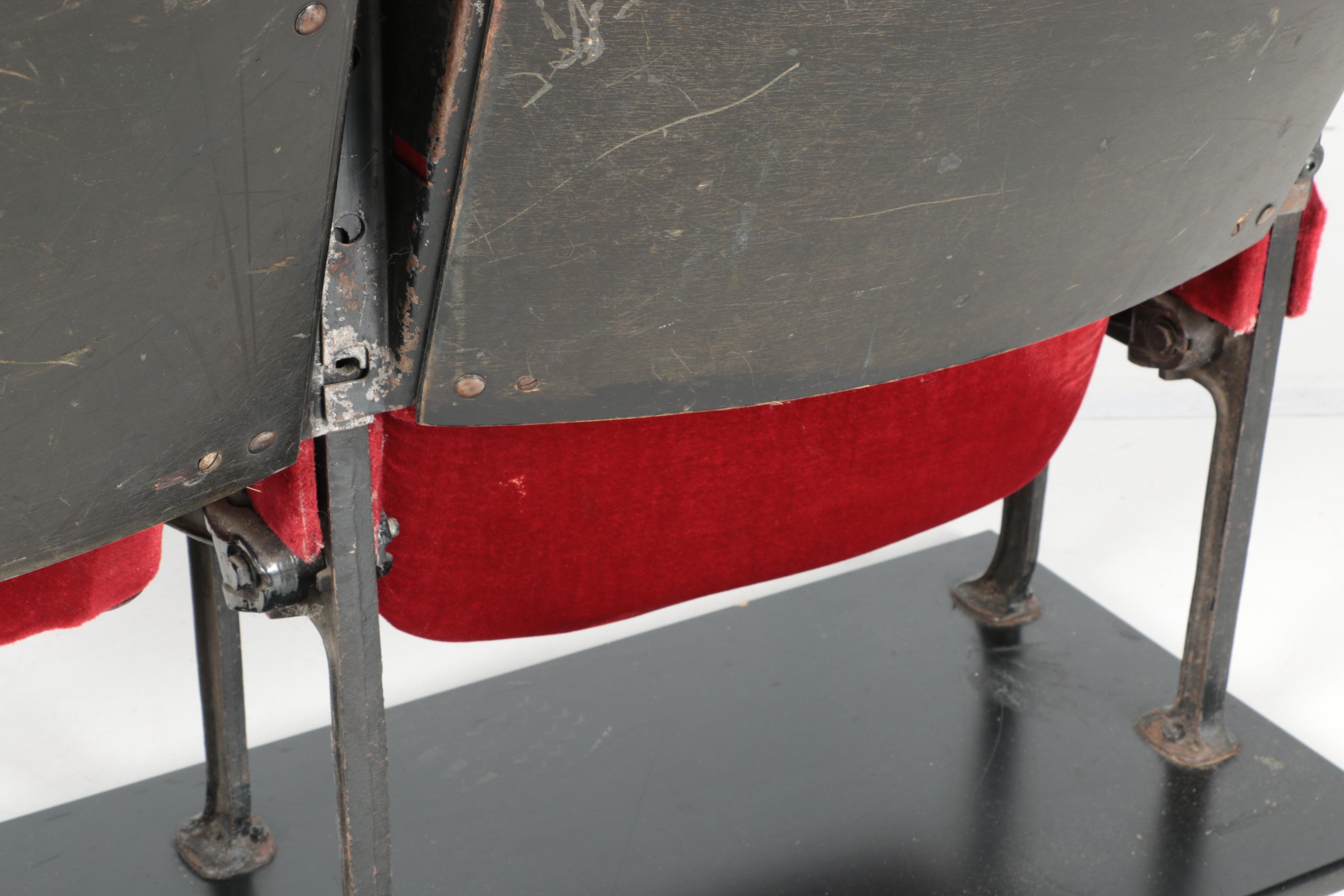 Pair of Radio City Music Hall Theater Seats