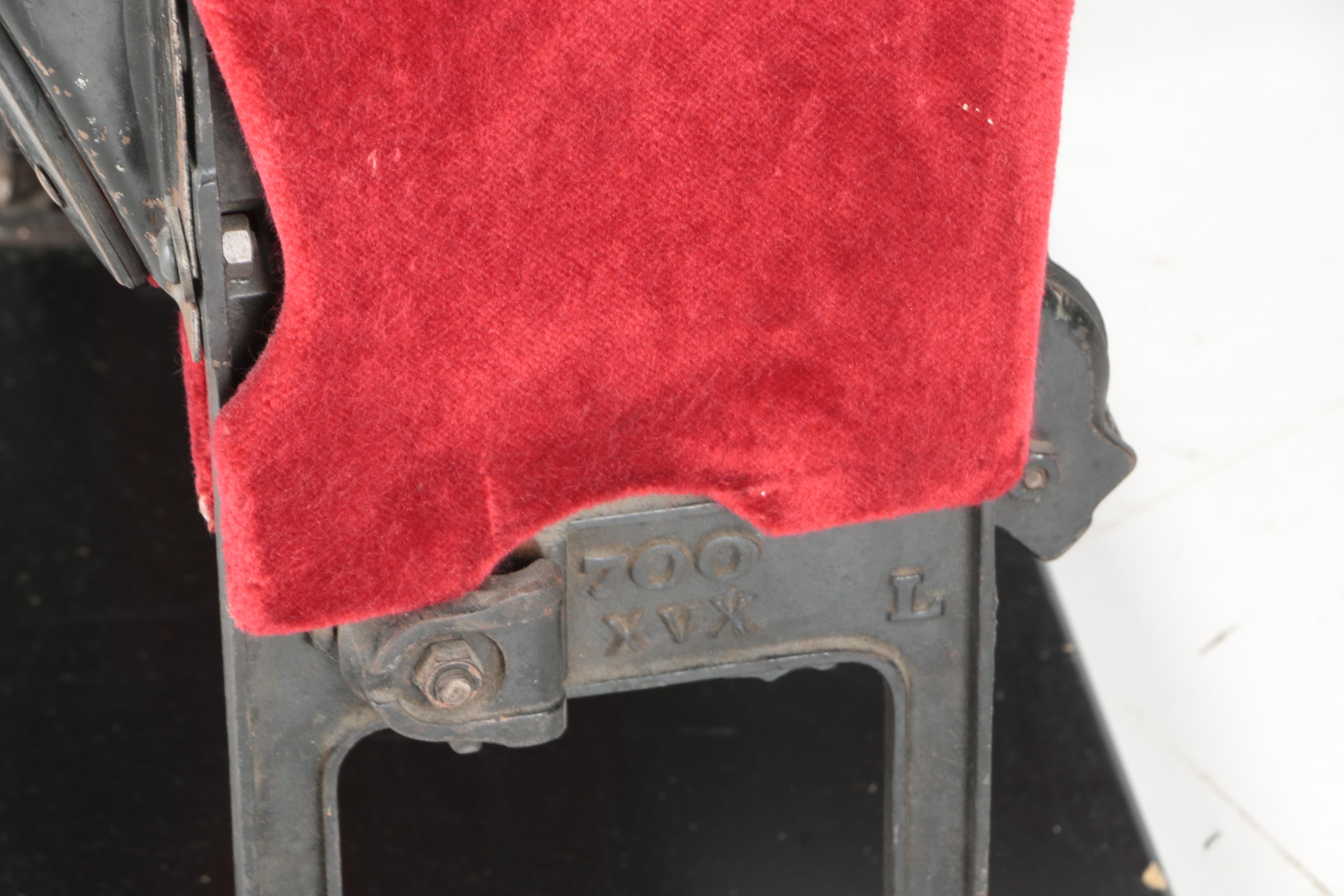 Pair of Radio City Music Hall Theater Seats